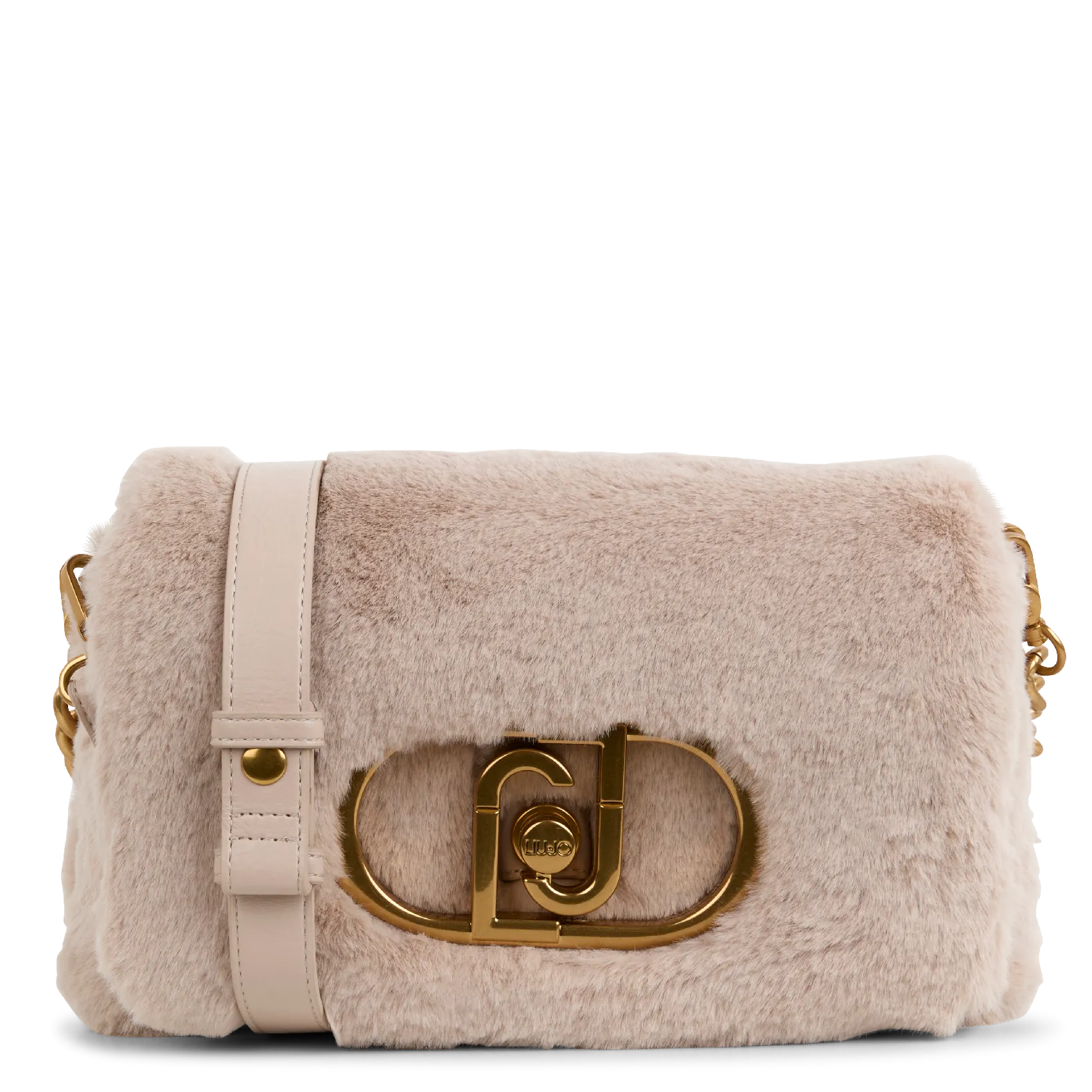  LIU JO   Borsa a tracolla in pelliccia sintetica | Beige