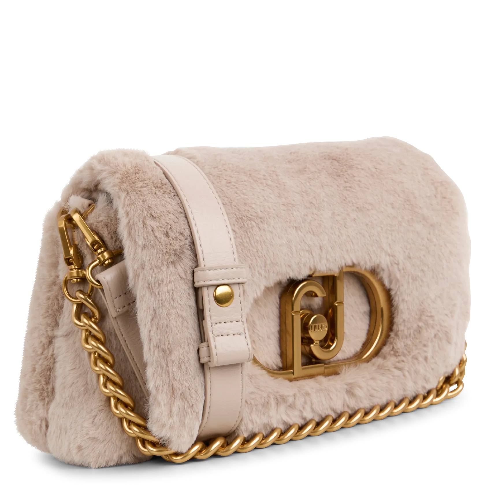  LIU JO   Borsa a tracolla in pelliccia sintetica | Beige