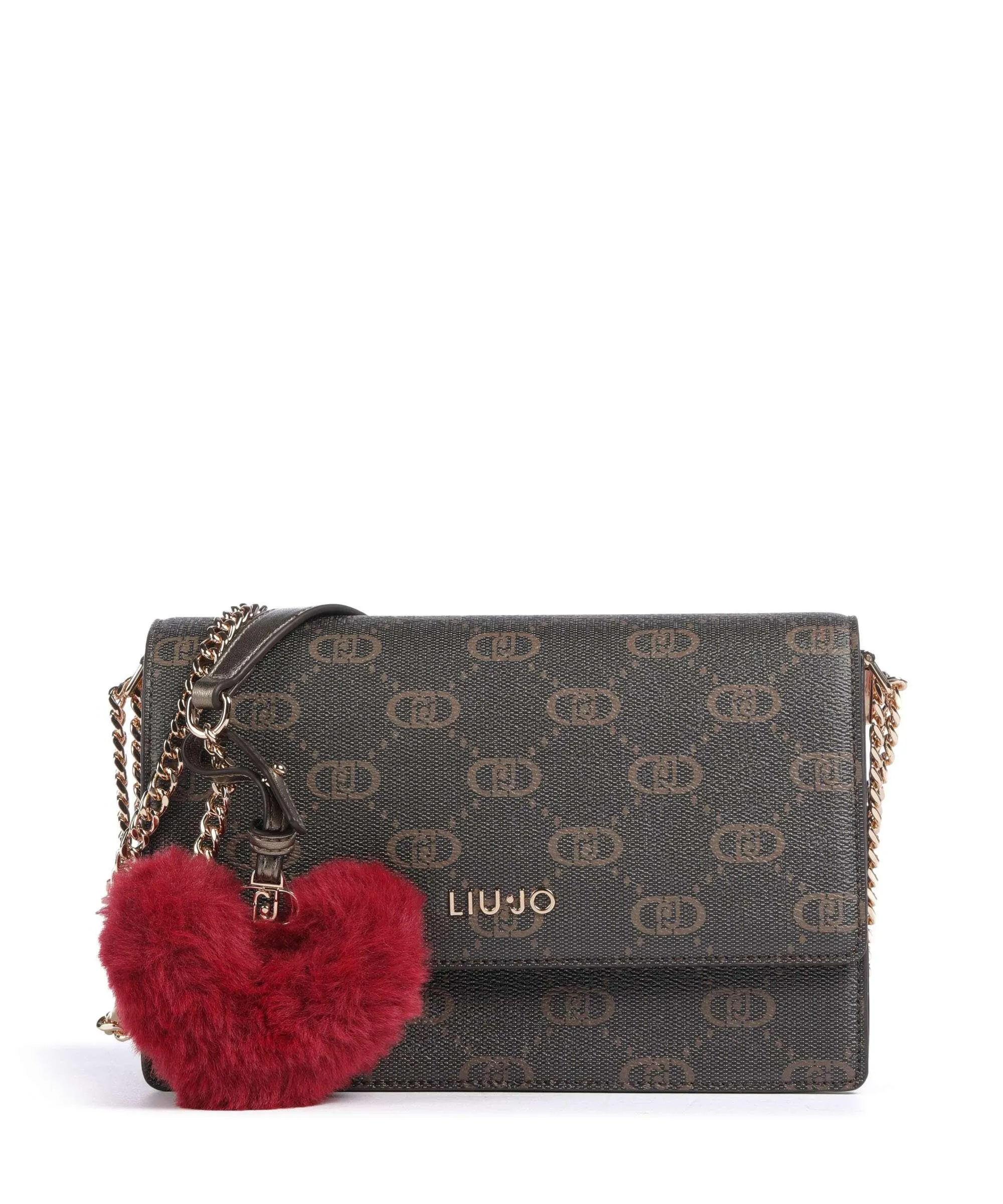  Liu Jo Manhattan Borsa a spalla pelle sintetica marrone scuro  