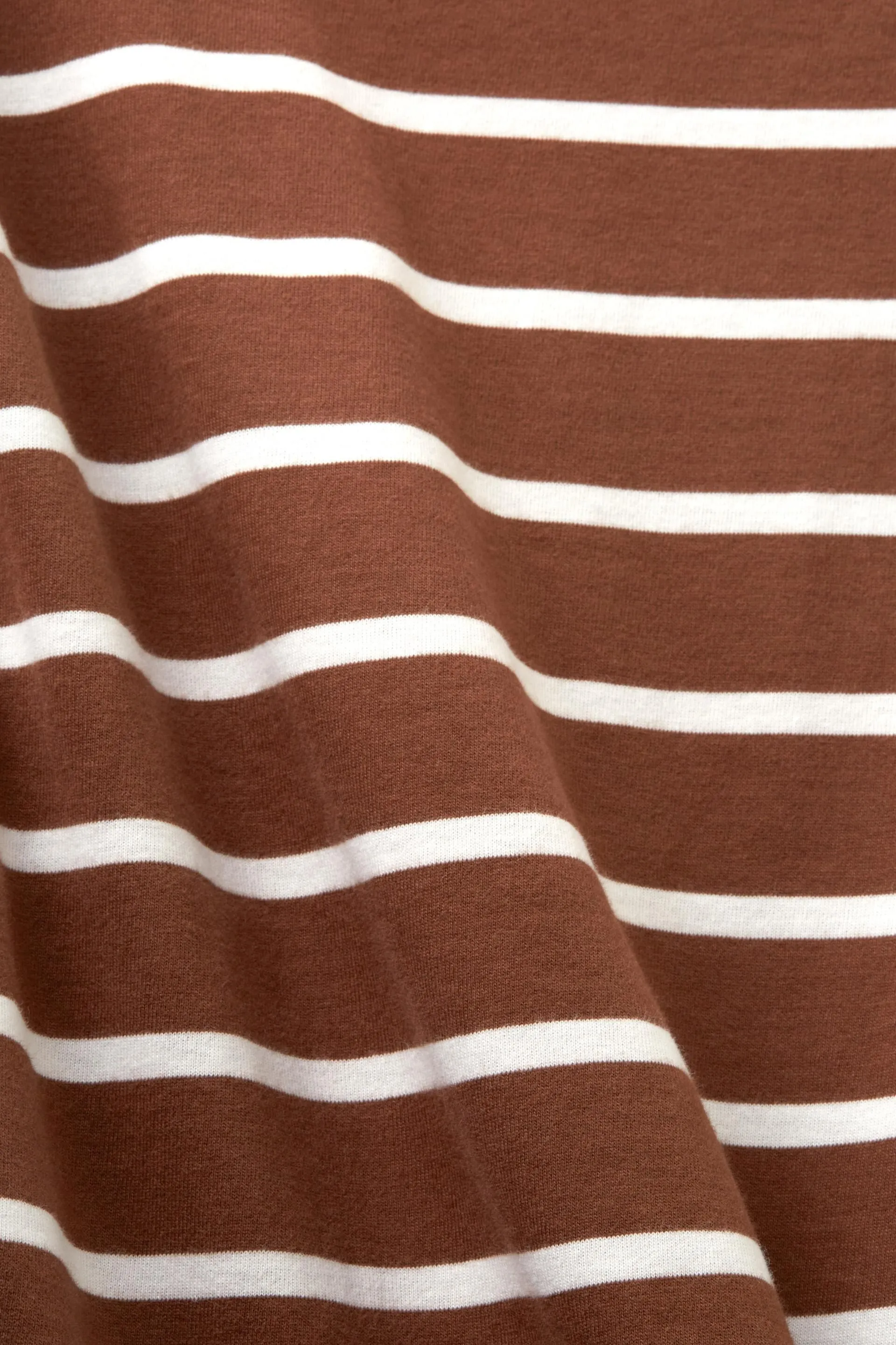 Maglia a maniche lunghe in cotone a righe