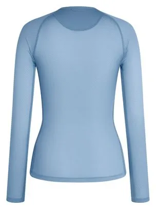 Maglia leggera a manica lunga blu da donna Rapha