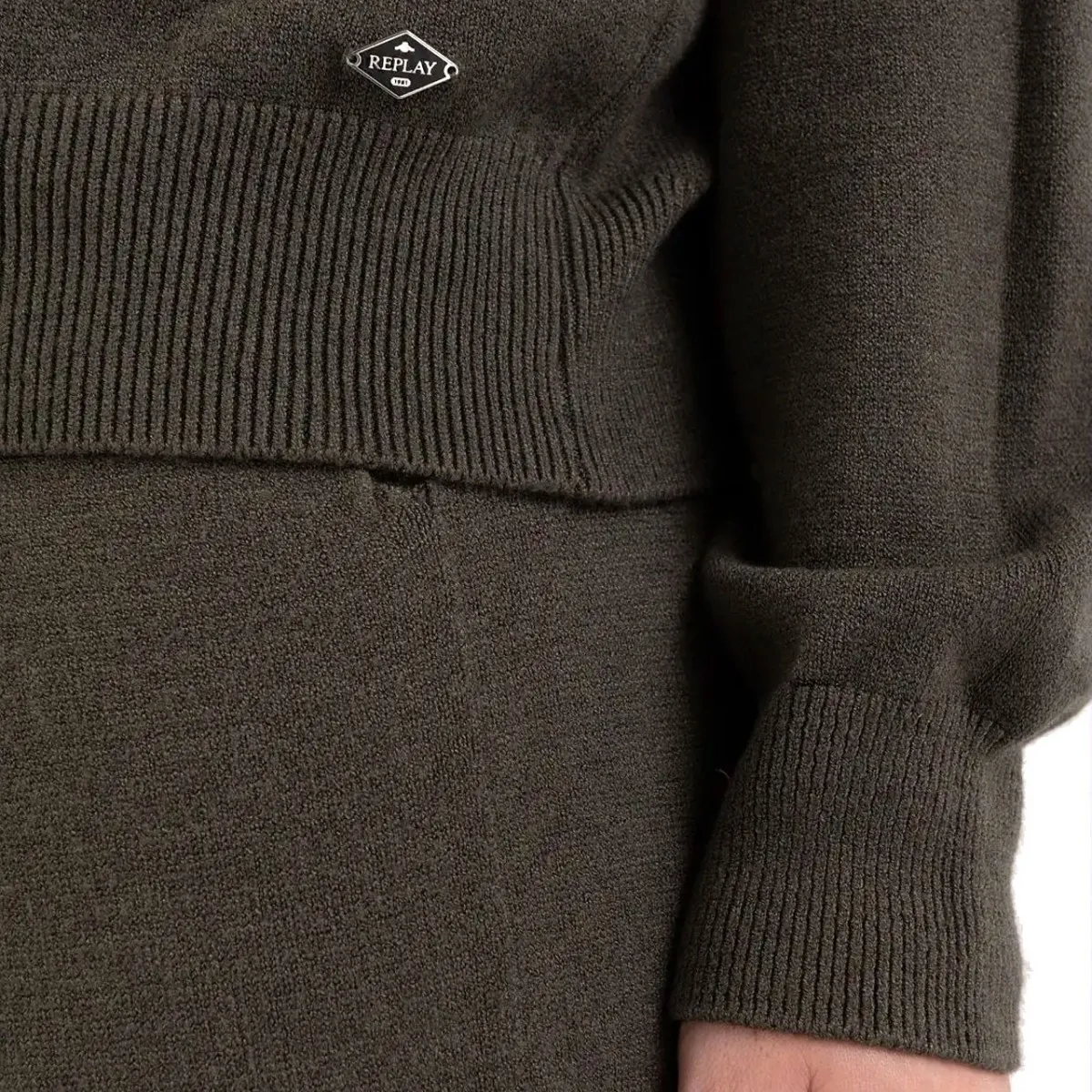 Maglia Oversize Army Green