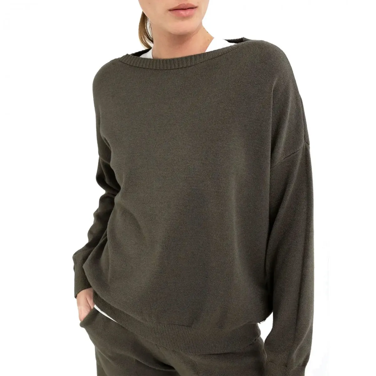 Maglia Oversize Army Green