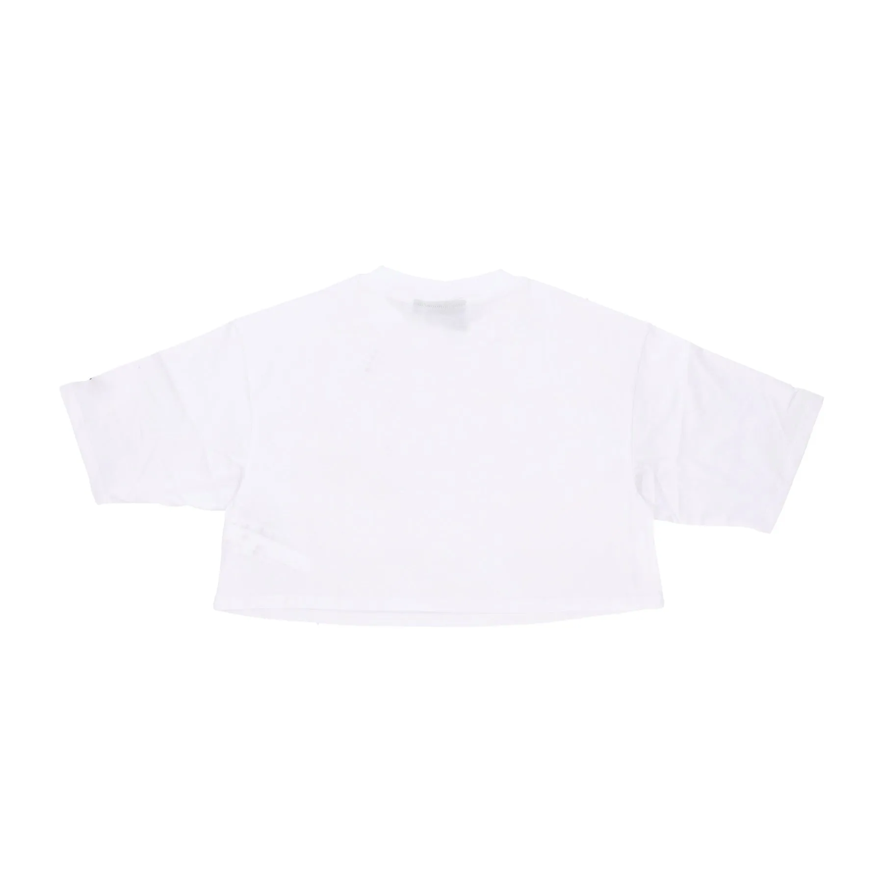 Maglietta Corta Donna Mlb Lifestyle Crop Tee Neyyan White/black
