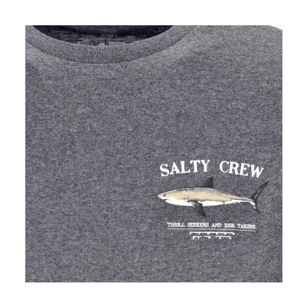 maglietta manica lunga uomo bruce l/s tee CHARCOAL HEATHER