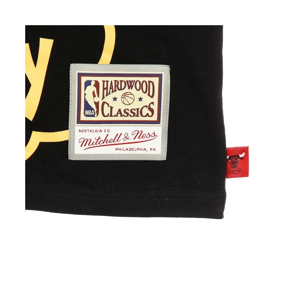MAGLIETTA NBA FLAMES TEE HARDWOOD CLASSICS CHIBUL BLACK