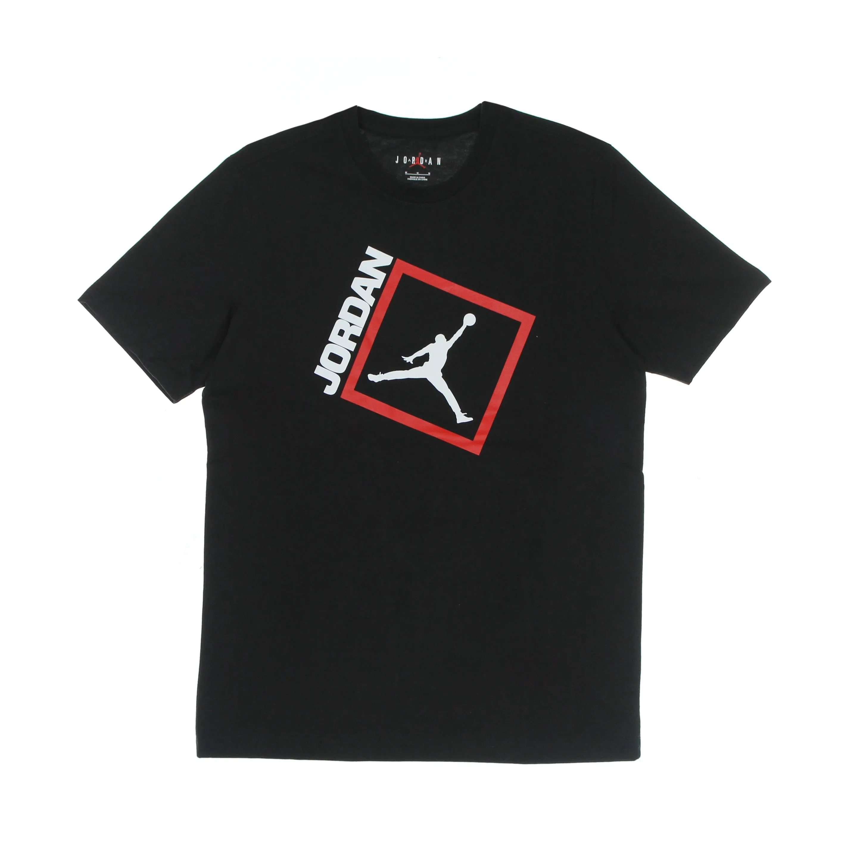 Maglietta Uomo Jumpman Box Short-sleeve Tee Crew Black