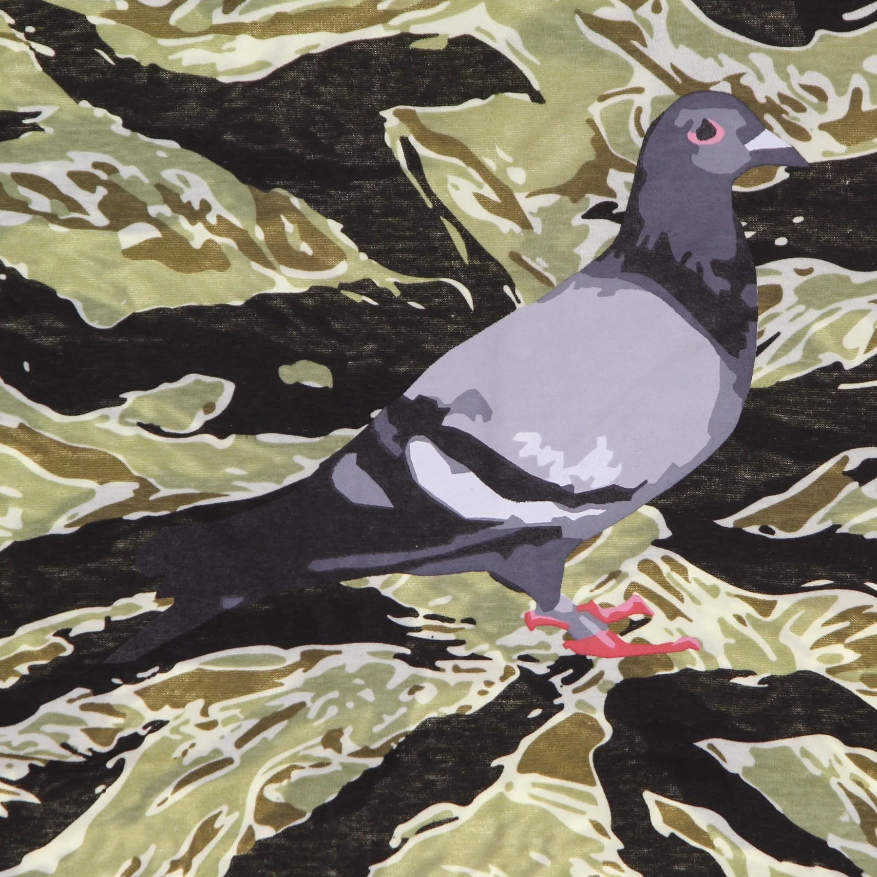 Maglietta Uomo Pigeon Logo Tee Camo