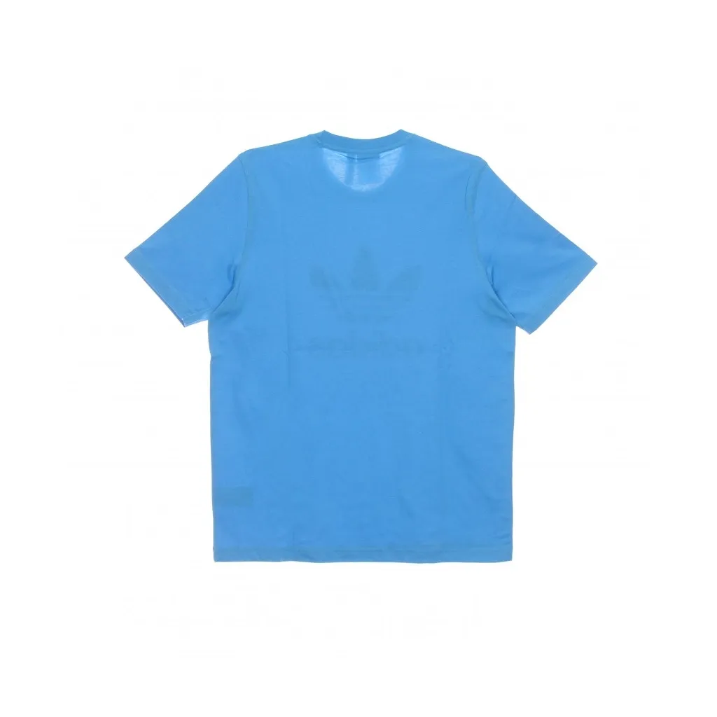 maglietta uomo trefoil tee APP SKY RUSH/WHITE