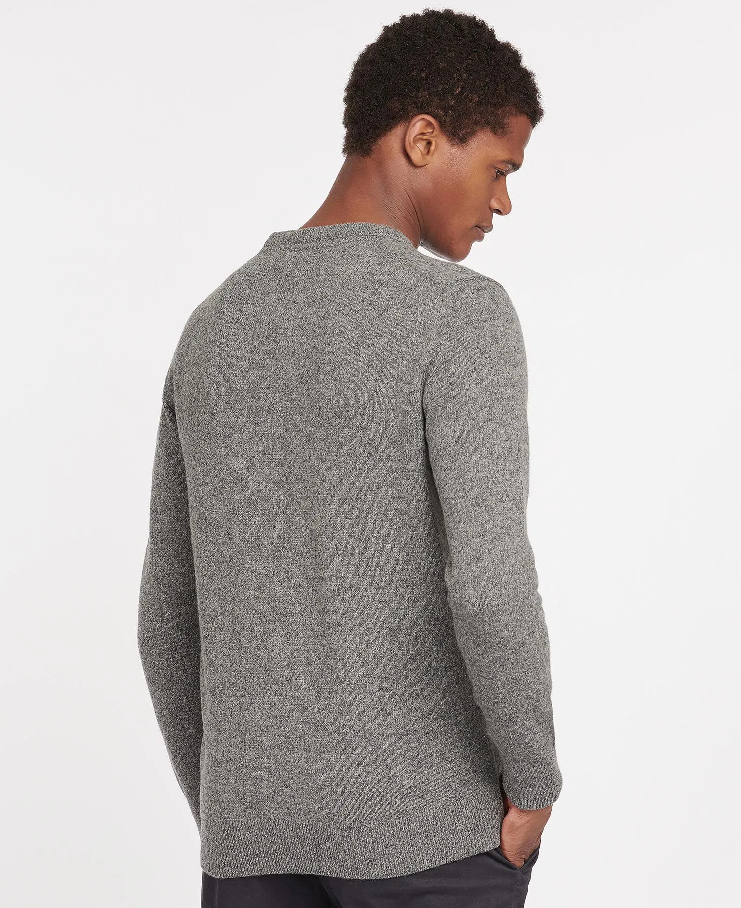 Maglione girocollo Barbour Tisbury Grigio chiaro