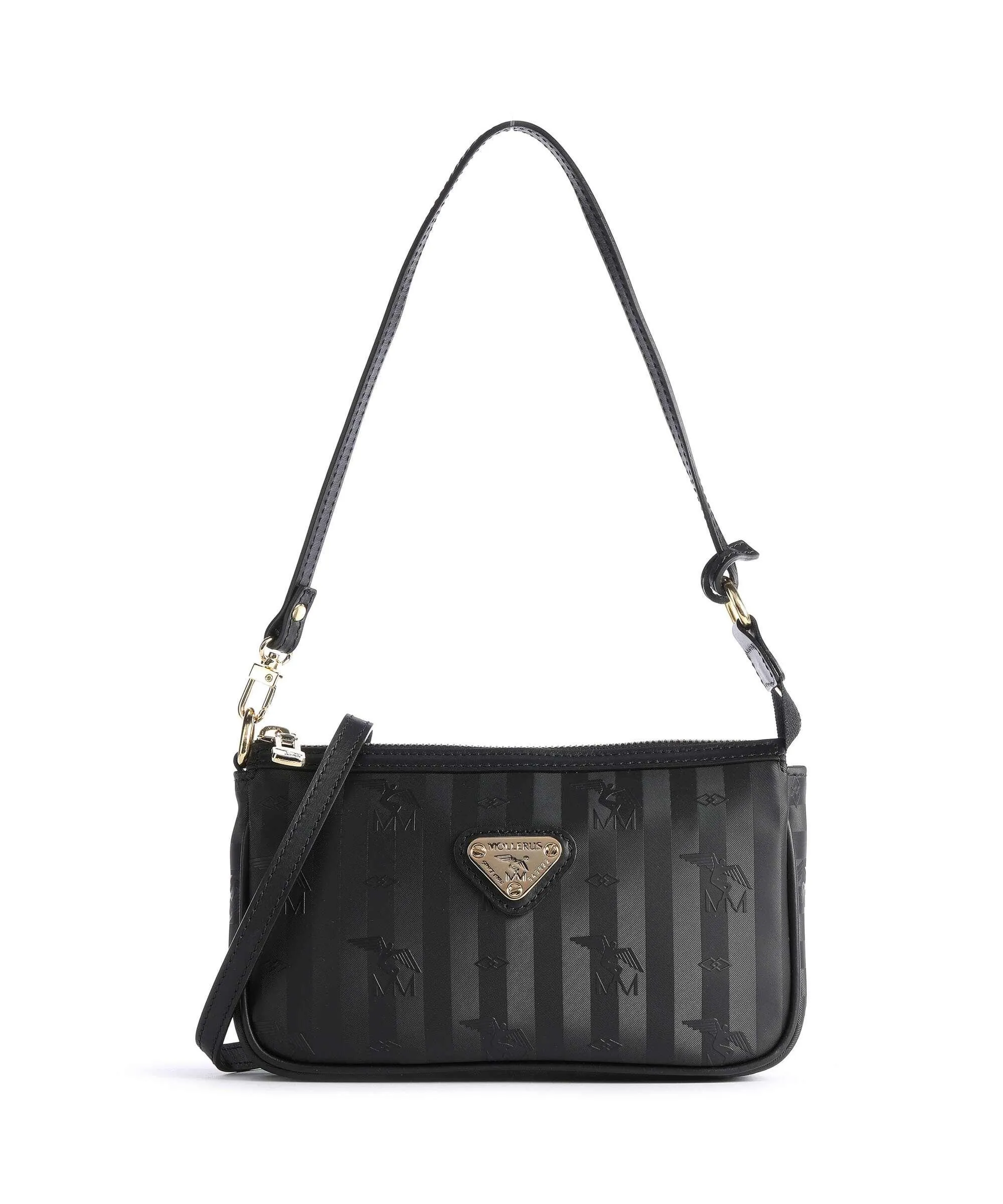  Maison Mollerus Vinerus Missy Borsa a spalla tela nero  