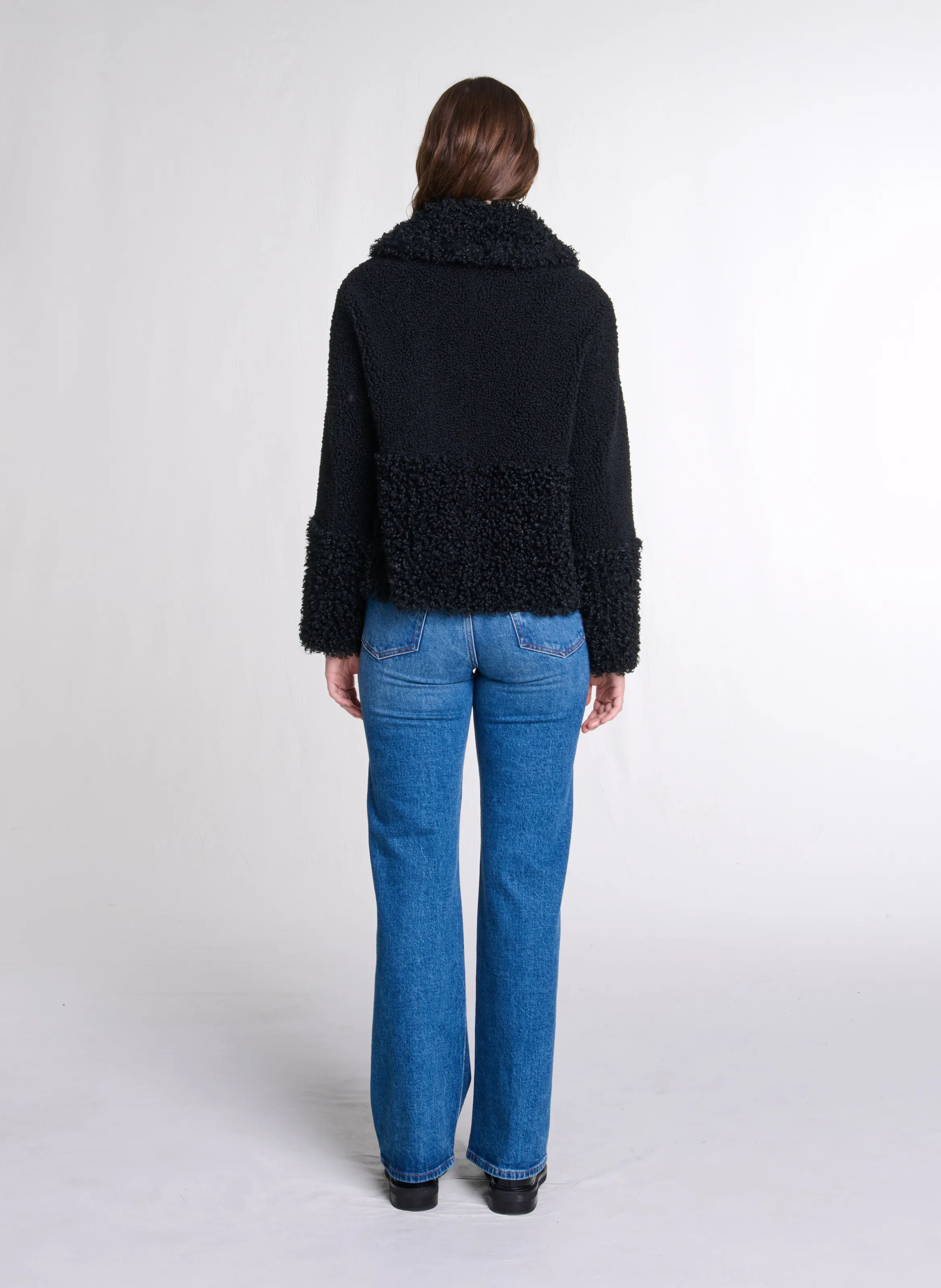  MAJE   Giacca dritta Blair Fancy | Nero