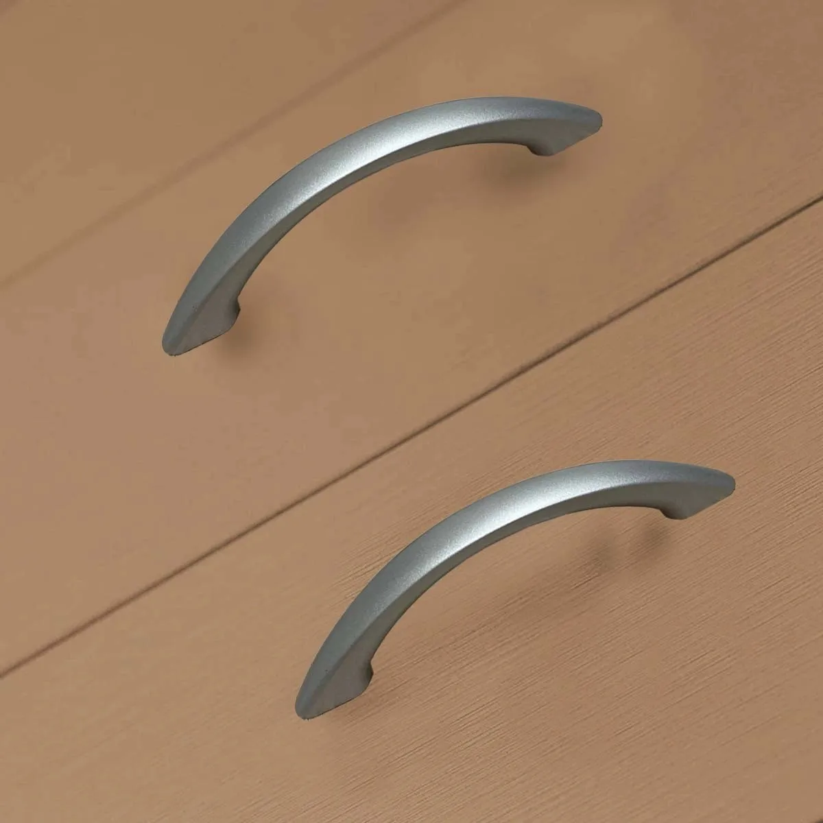 Maniglia in plastica riciclata 96x127x15 mm cromato opaco