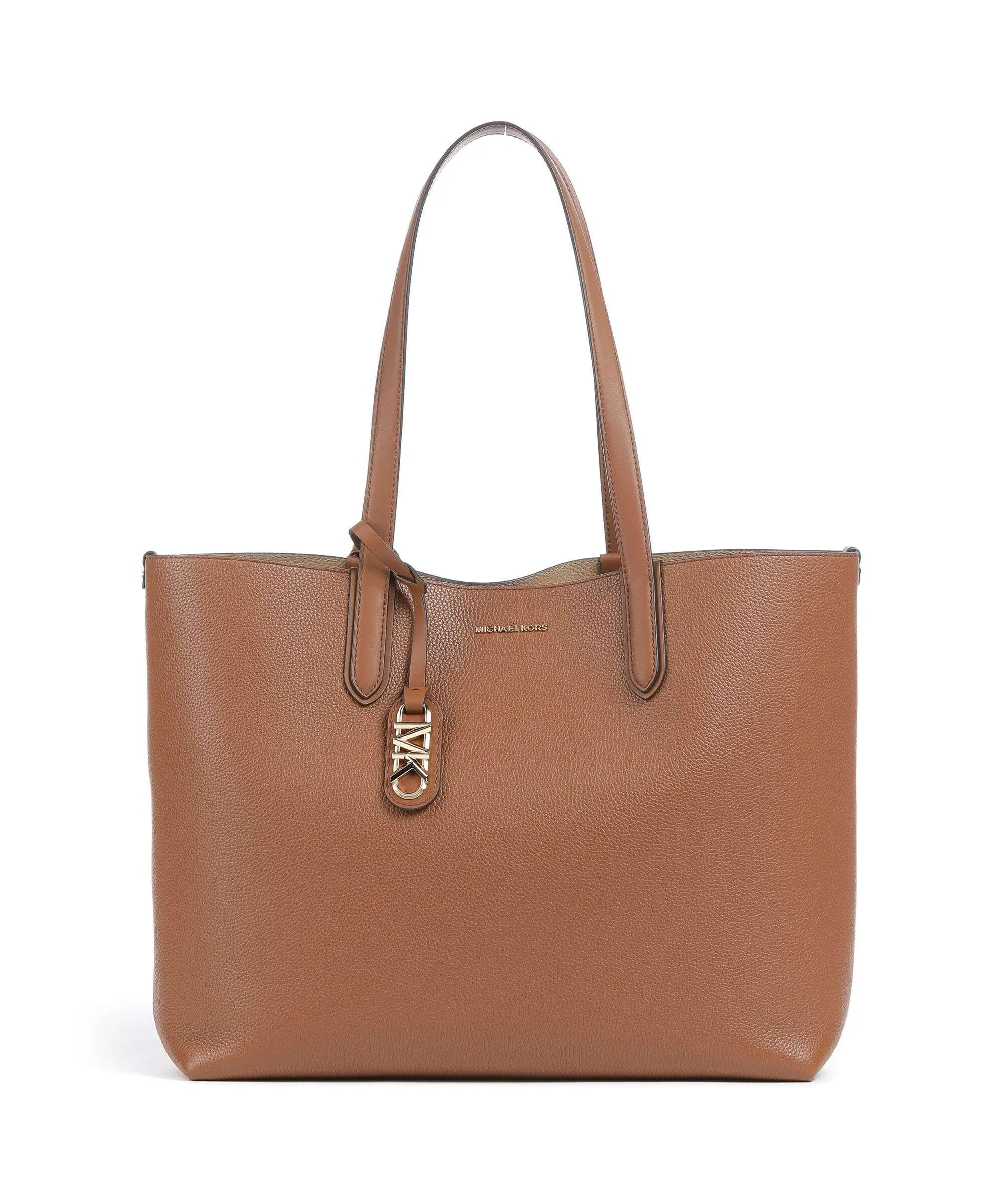  Michael Kors Eliza Borsa shopper pelle di vacchetta grana marrone  