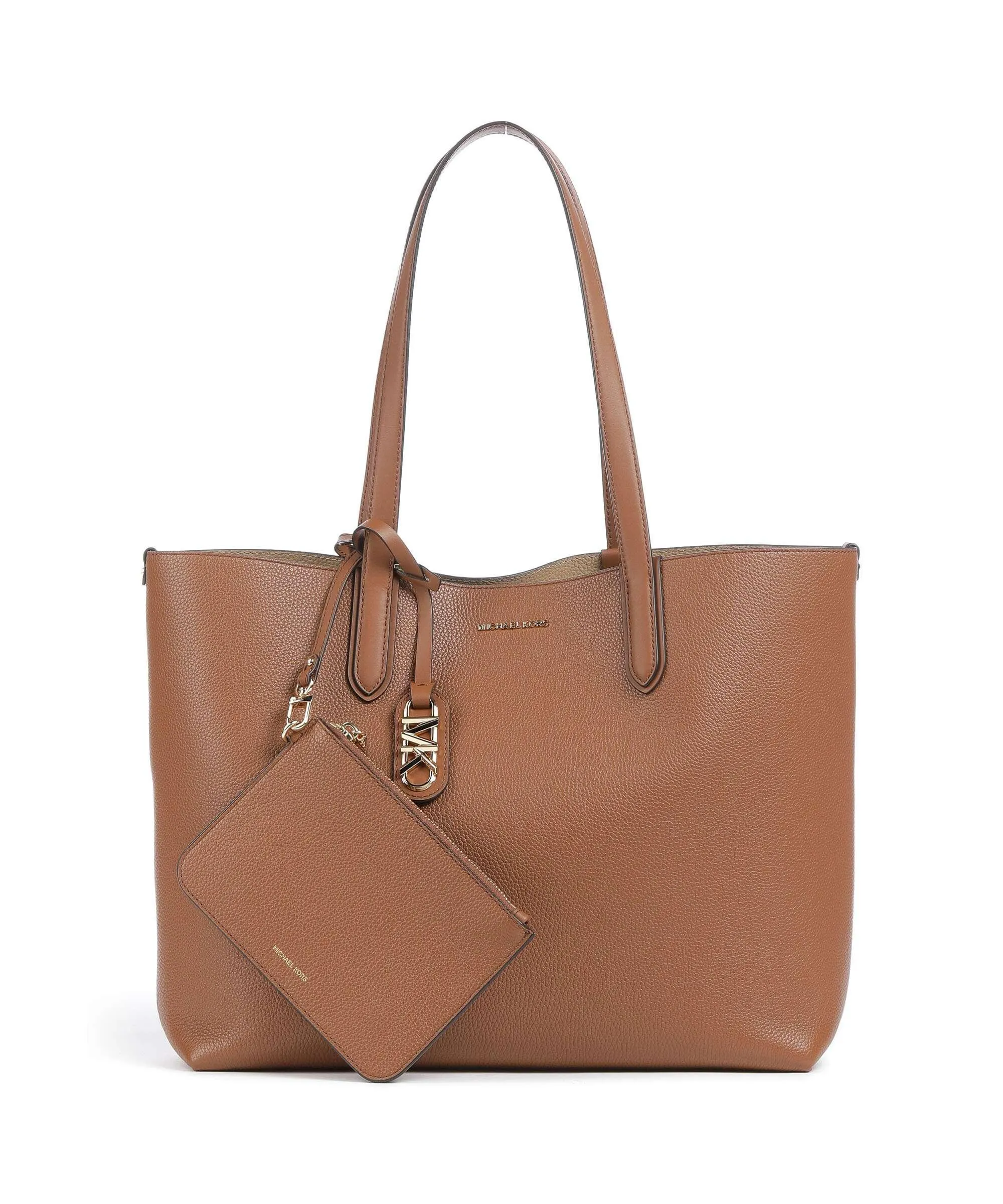  Michael Kors Eliza Borsa shopper pelle di vacchetta grana marrone  
