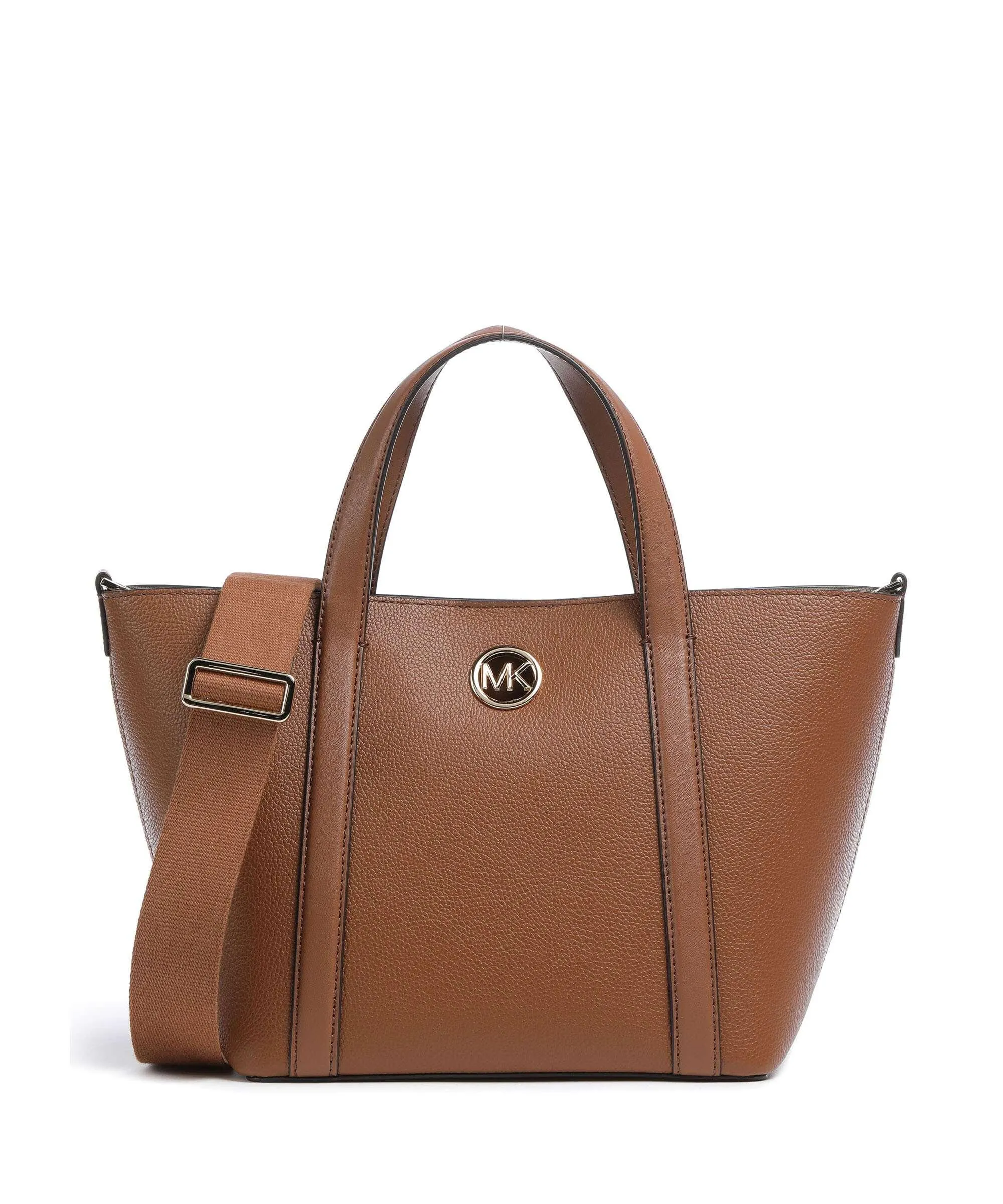  Michael Kors Hadleigh Borsa a mano pelle di vacchetta grana marrone  