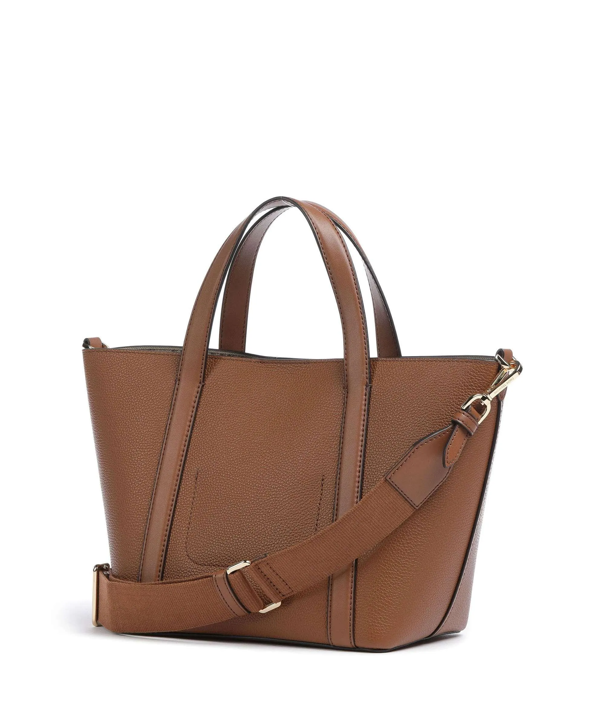  Michael Kors Hadleigh Borsa a mano pelle di vacchetta grana marrone  