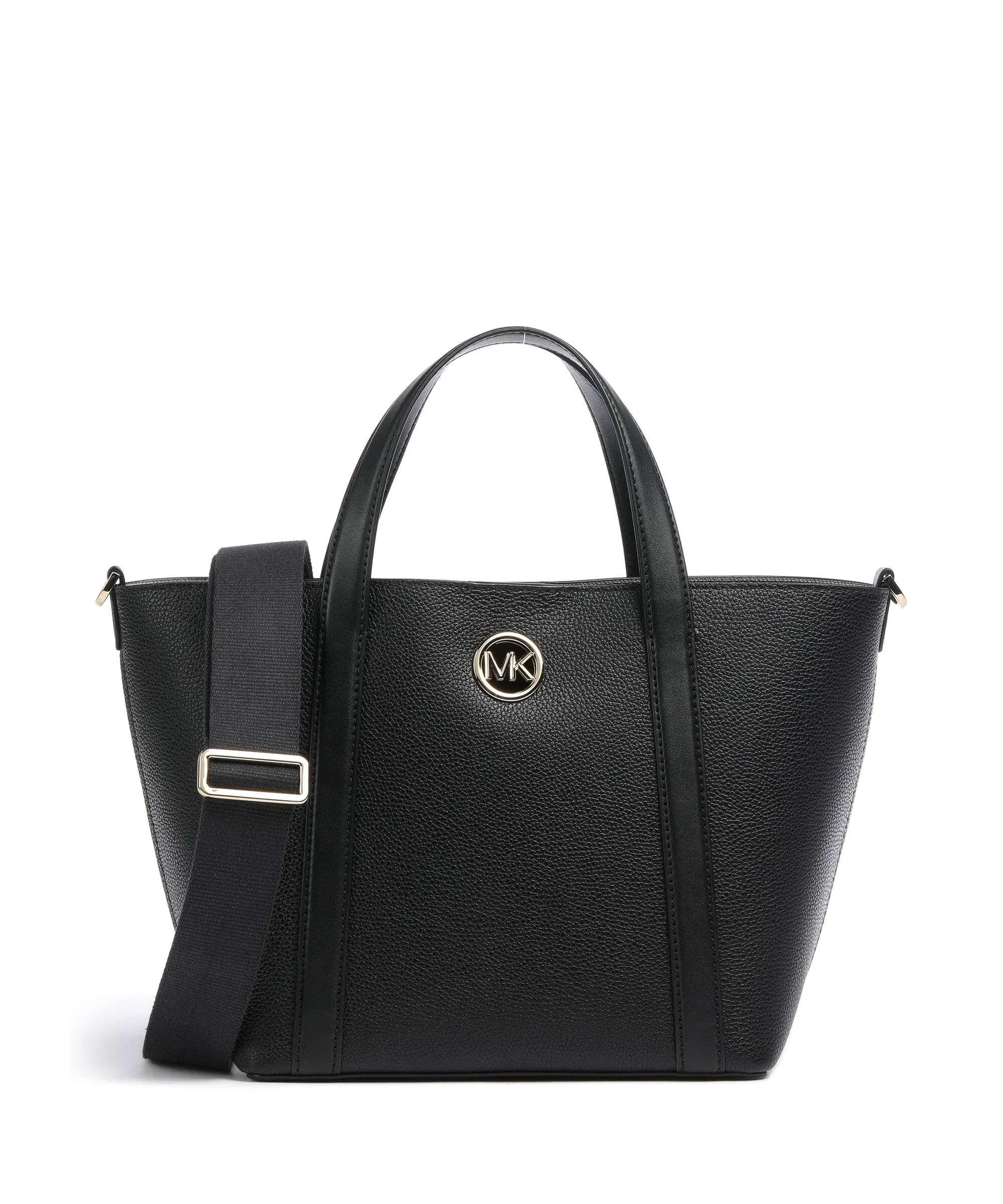  Michael Kors Hadleigh Borsa a mano pelle di vacchetta grana nero  