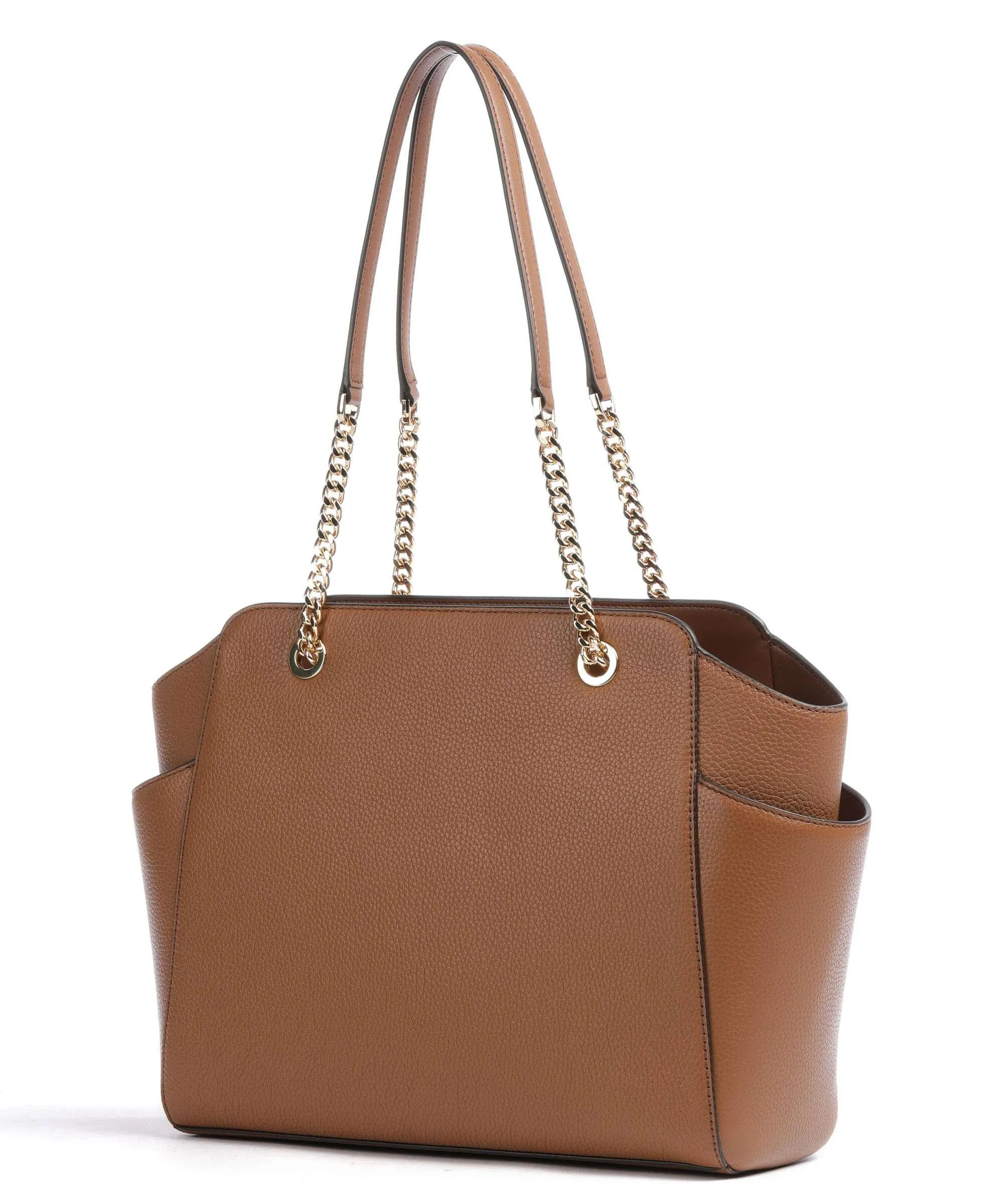  Michael Kors Jacquelyn Borsa shopper pelle di vacchetta grana marrone  