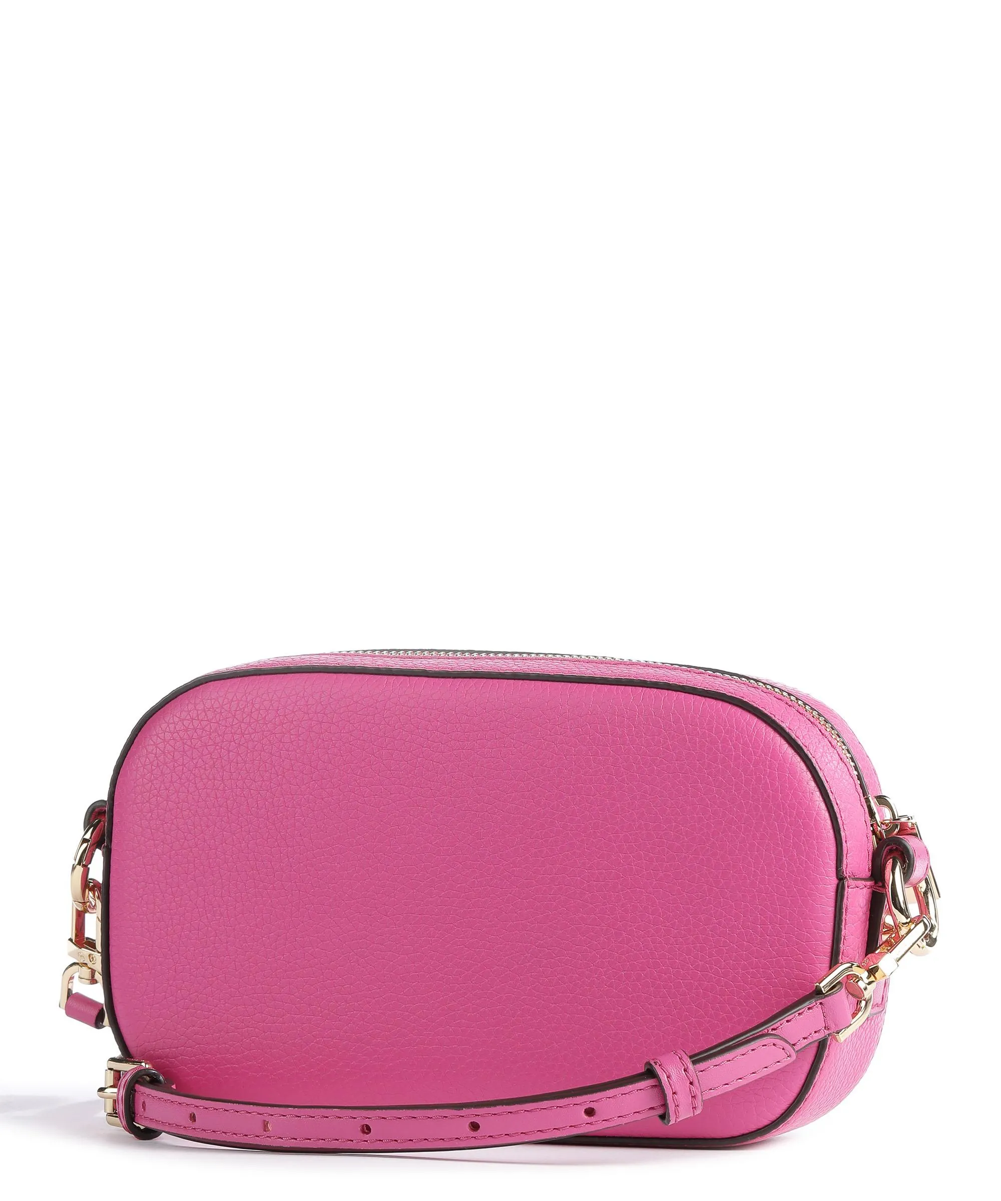  Michael Kors Jet Set Borsa a tracolla pelle di vacchetta grana, tela rosa/marrone  