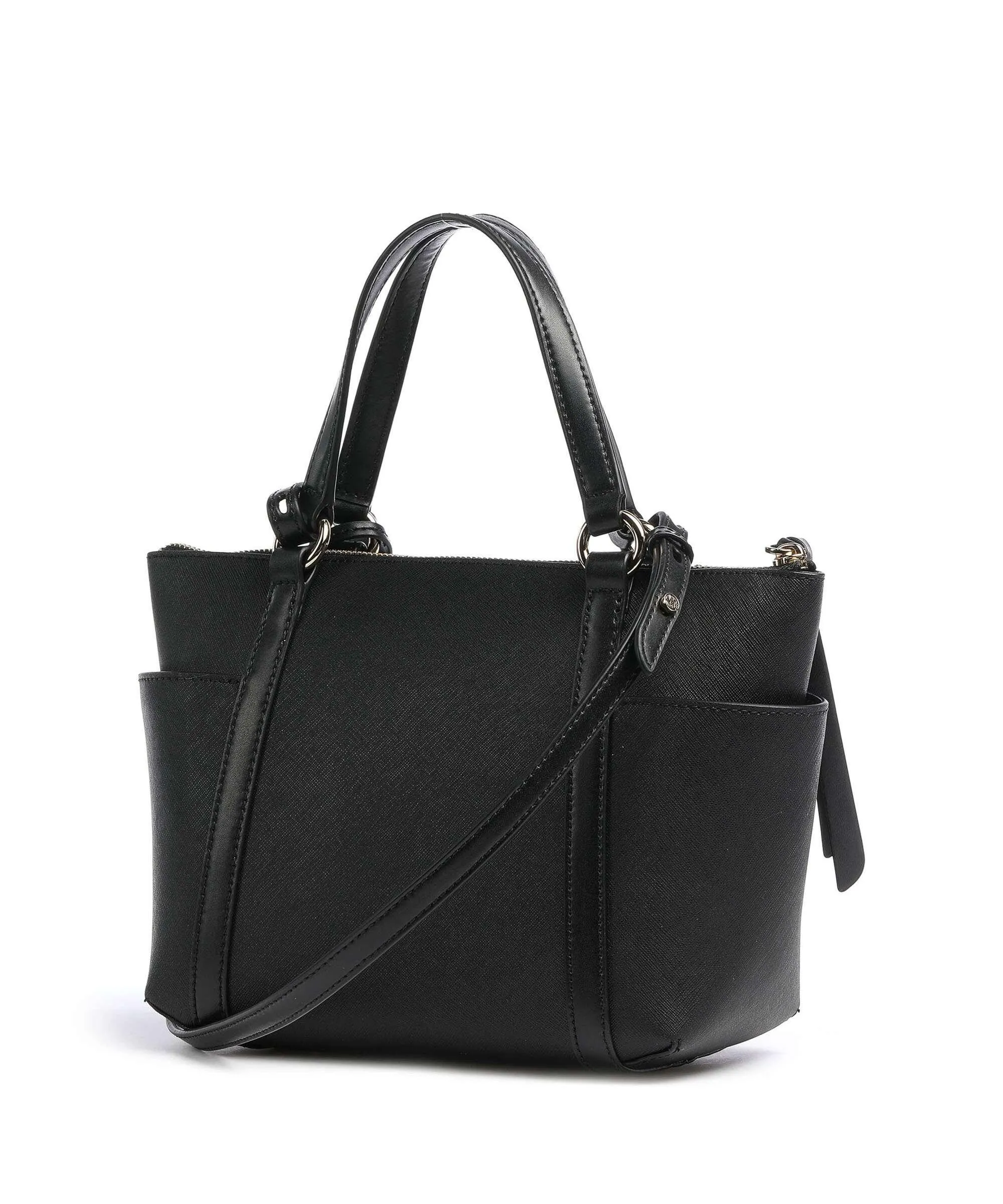  Michael Kors Sullivan Borsa a mano pelle di vacchetta saffiano nero  