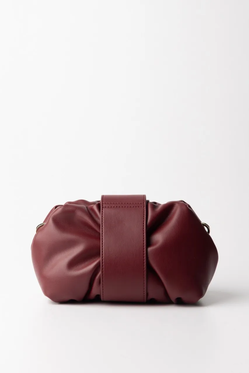 Mini clutch con fibbia Martian Red