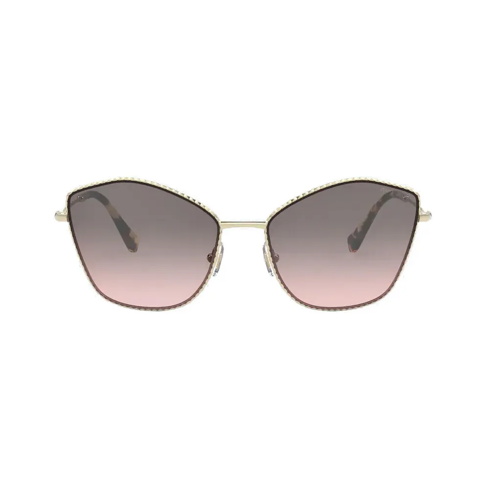 Miu Miu - Occhiali Miu Miu La Mondaine - Cat-Eye - Grigio Sfumato Alabastro - Occhiali da Sole - Miu Miu Eyewear