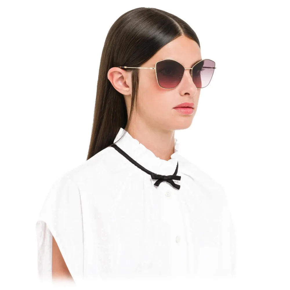 Miu Miu - Occhiali Miu Miu La Mondaine - Cat-Eye - Grigio Sfumato Alabastro - Occhiali da Sole - Miu Miu Eyewear