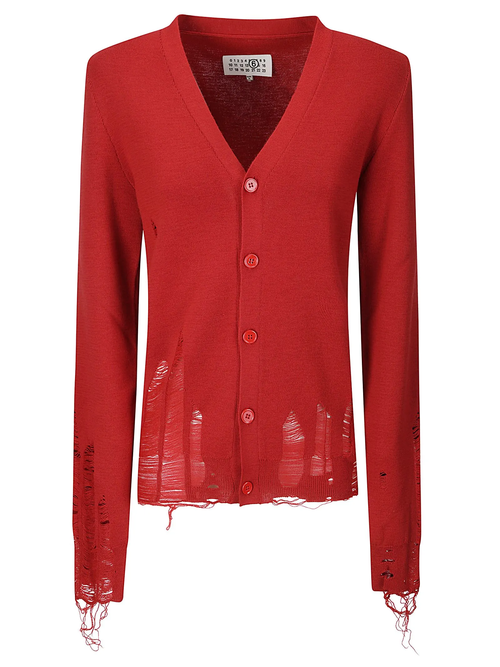  MM6 MAISON MARGIELA  Cardigan smagliato
