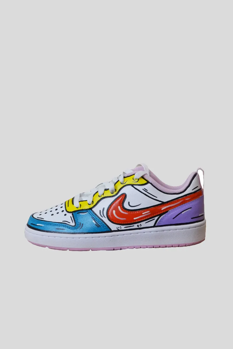 Nike Custom Comix Multicolor Swoosh Orange