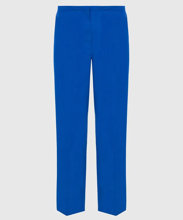NINA RICCI Pantaloni cropped con overflow monocolore 21ECPA004CO0969