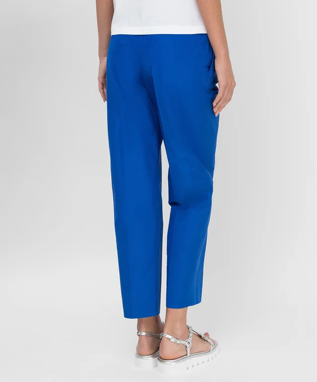 NINA RICCI Pantaloni cropped con overflow monocolore 21ECPA004CO0969