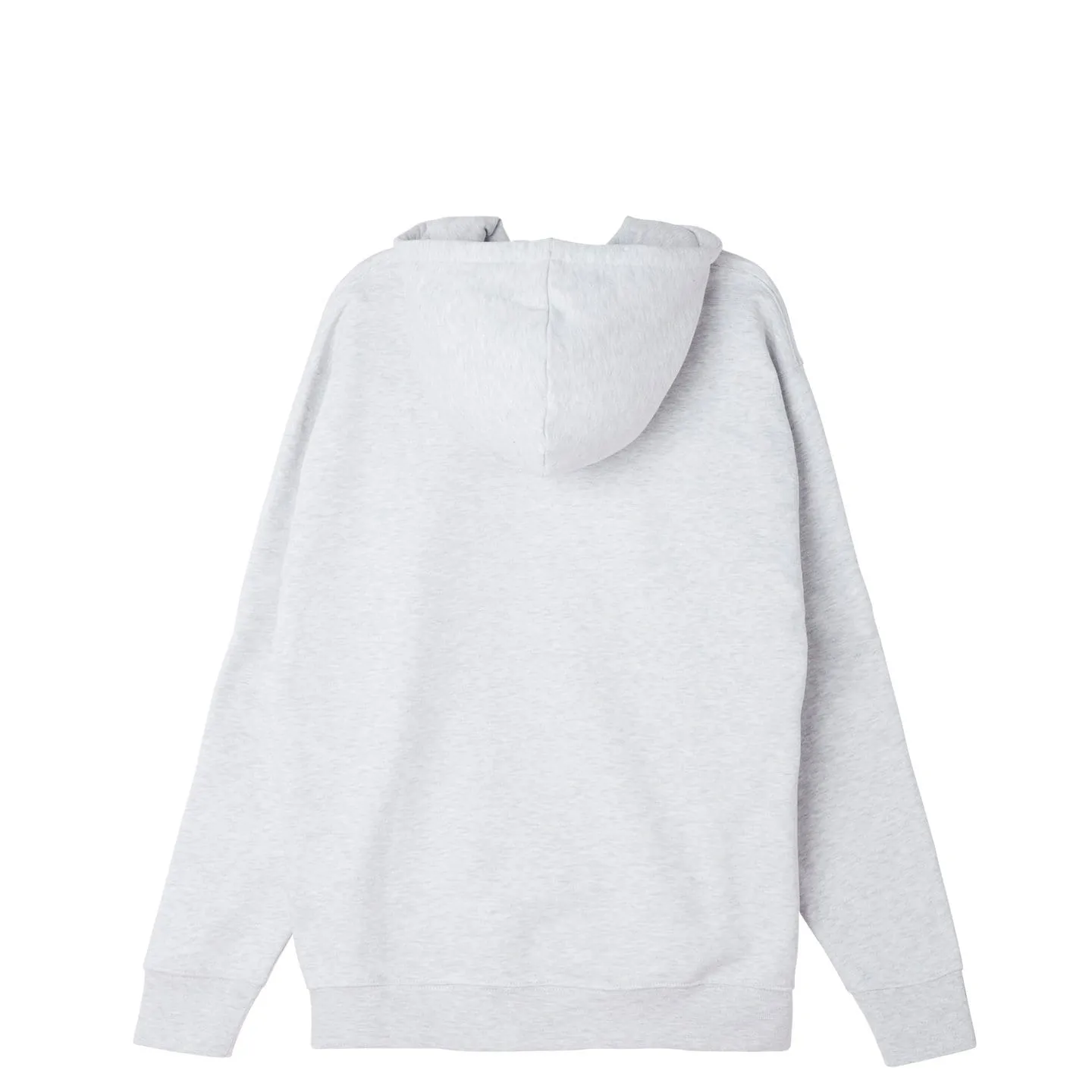OBEY FLAMES HOOD SPECIALTY FLEECE - ASH