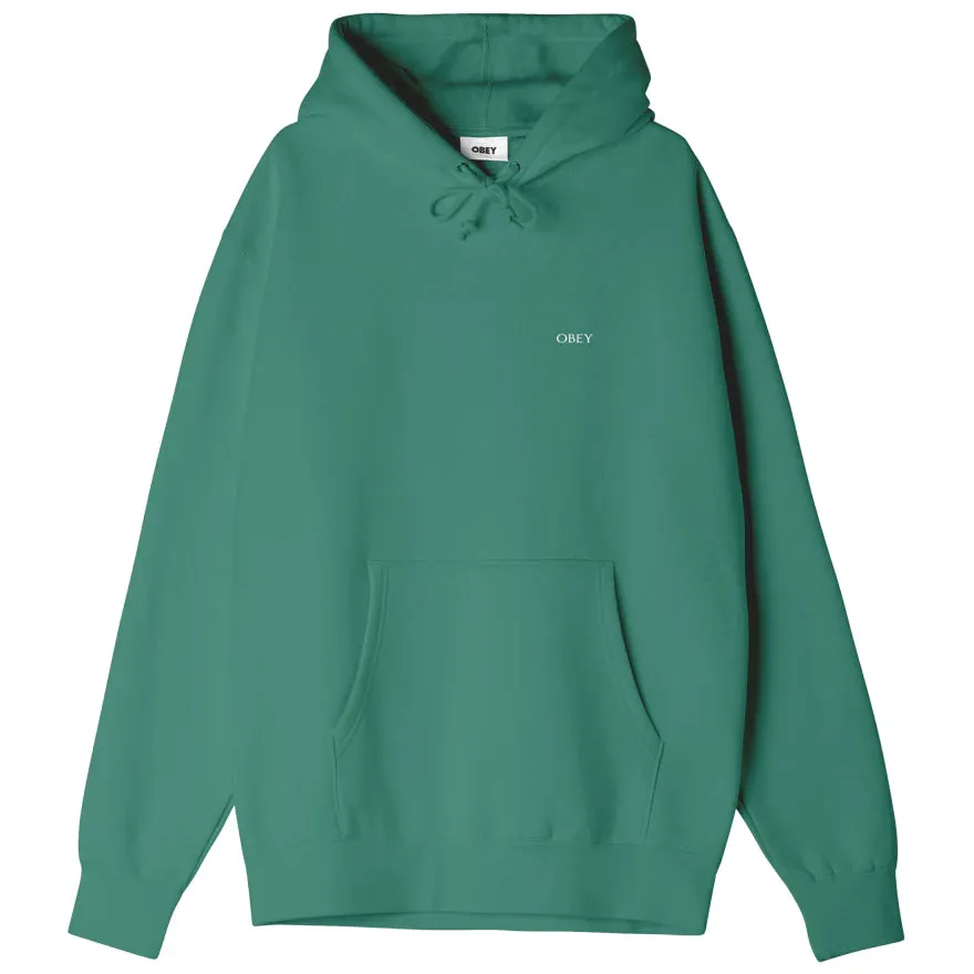 OBEY TORN ICON FACE PREMIUM FRENCH TERRY HOODED FLEECE