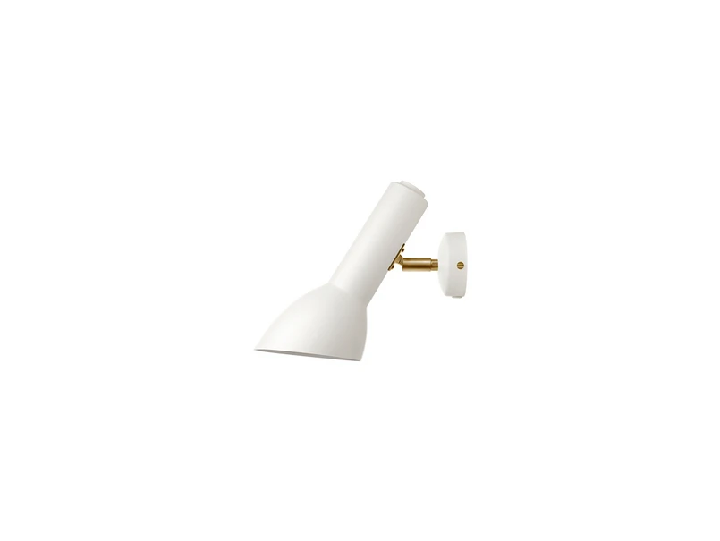 Oblique Applique da Parete HW Brass/White - CPH Lighting | Acquista online
