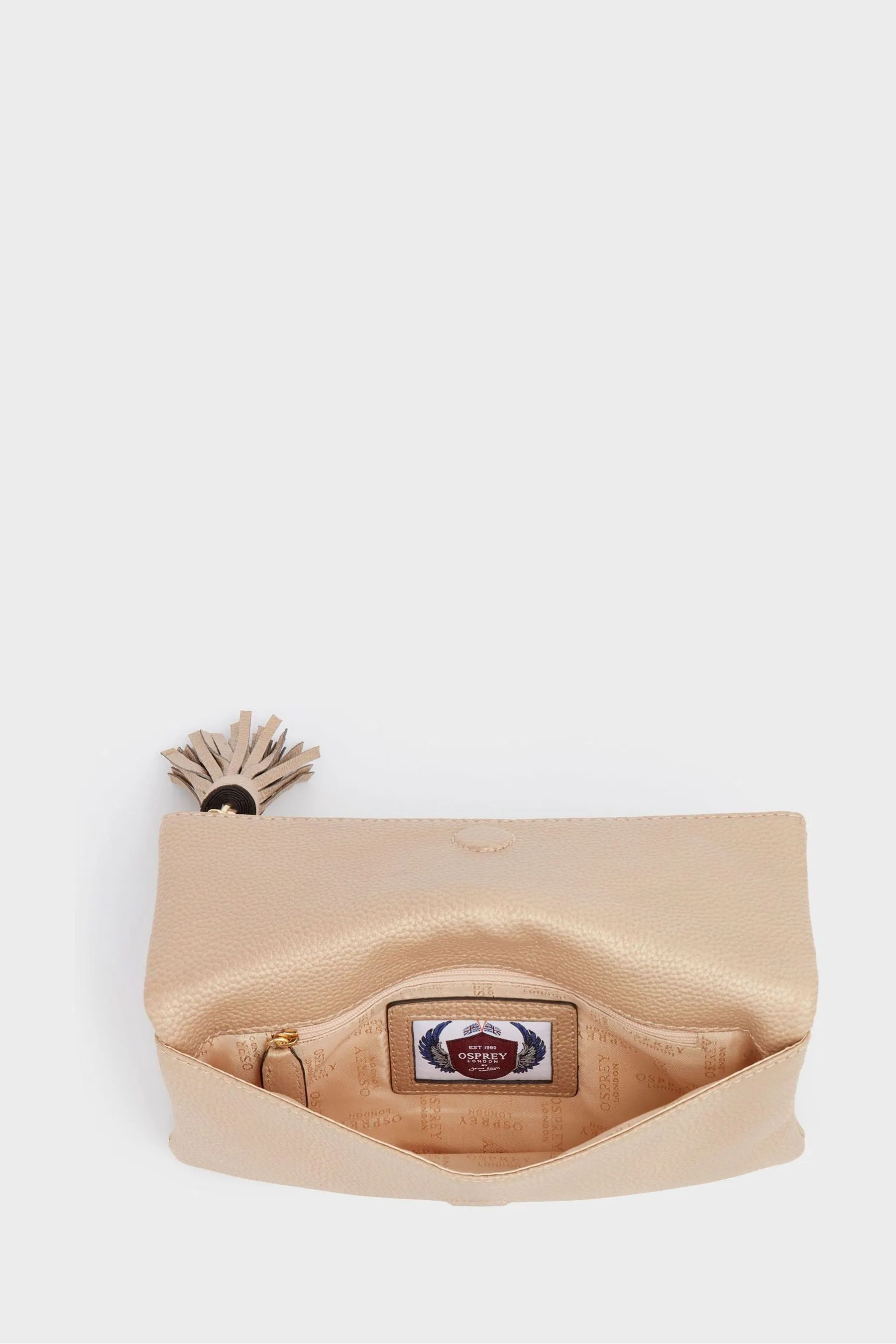 Osprey London - Bexley - Pochette in pelle a grana grossa
