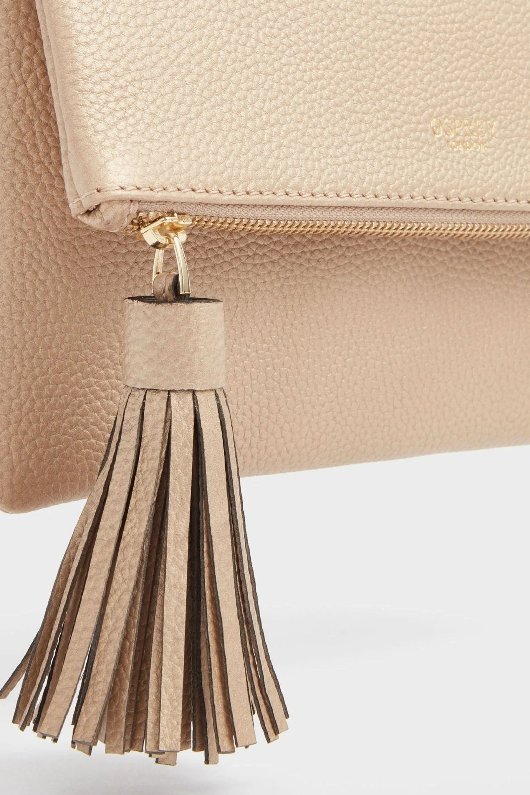 Osprey London - Bexley - Pochette in pelle a grana grossa