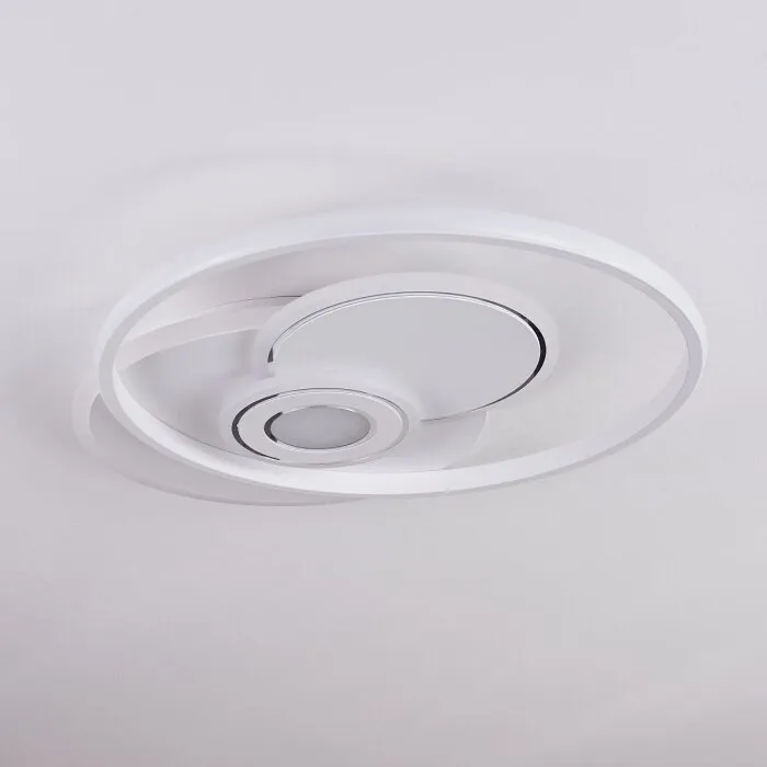 Panchita Plafoniera LED Bianco, 1-Luce, Telecomando