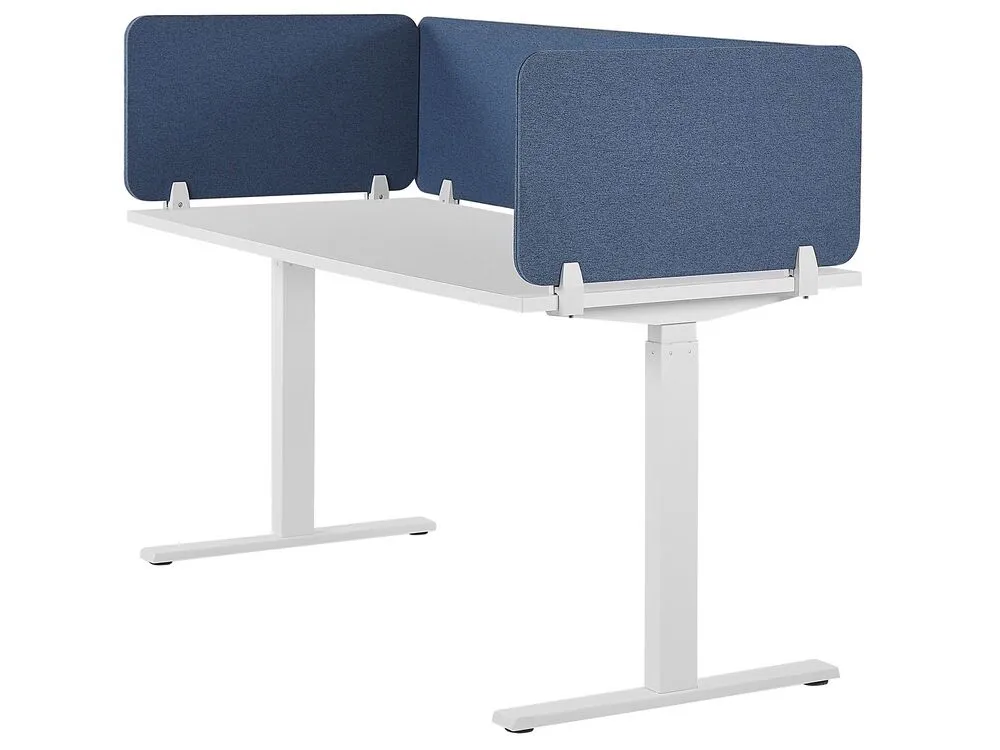 Pannello divisorio per scrivania blu 80 x 40 cm WALLY