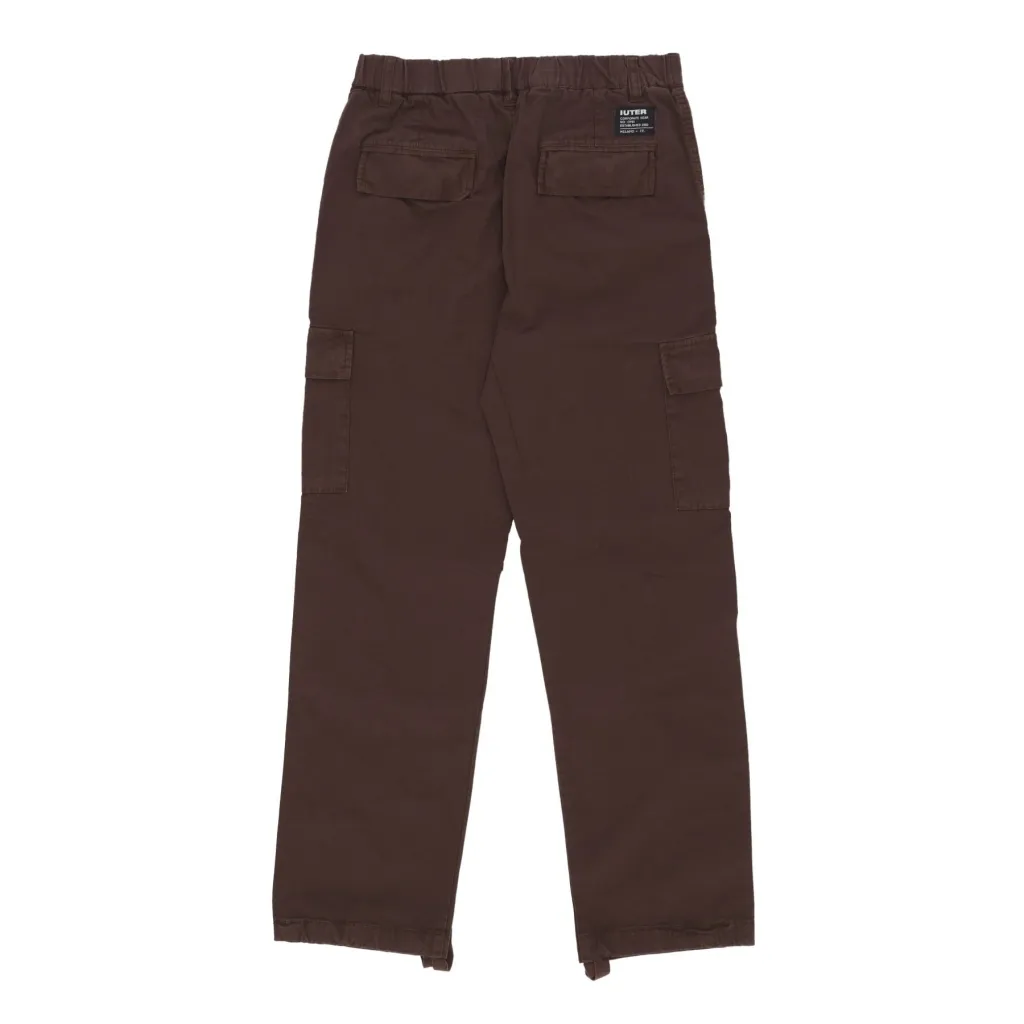 pantalone lungo uomo cargo BROWN