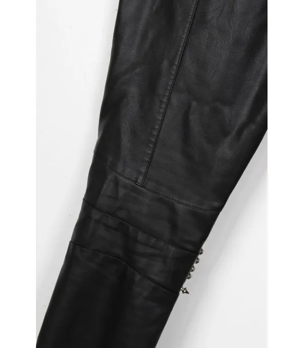 Pantalone pelle superborchiato