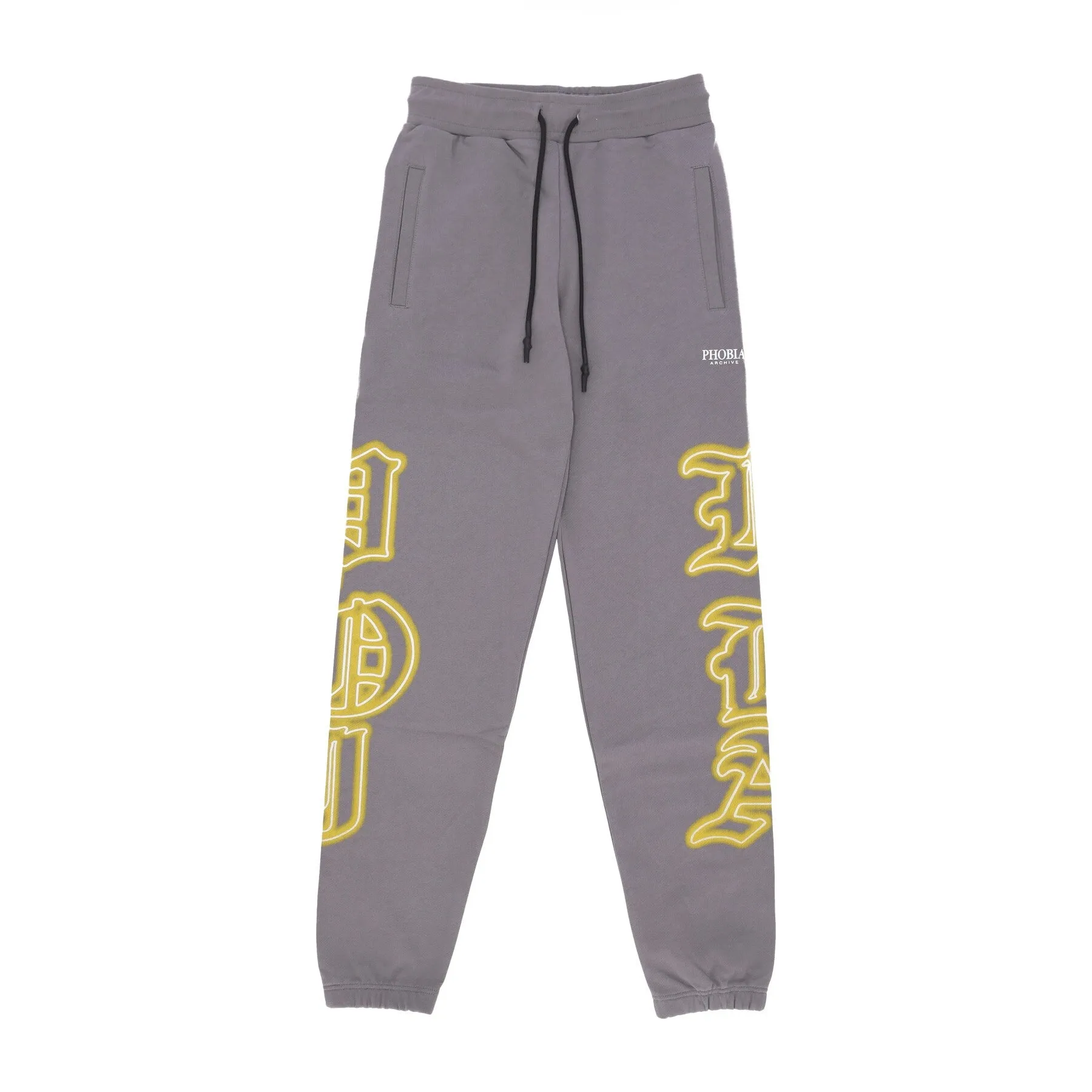Pantalone Tuta Leggero Uomo Gothic Sk Print Pant Grey