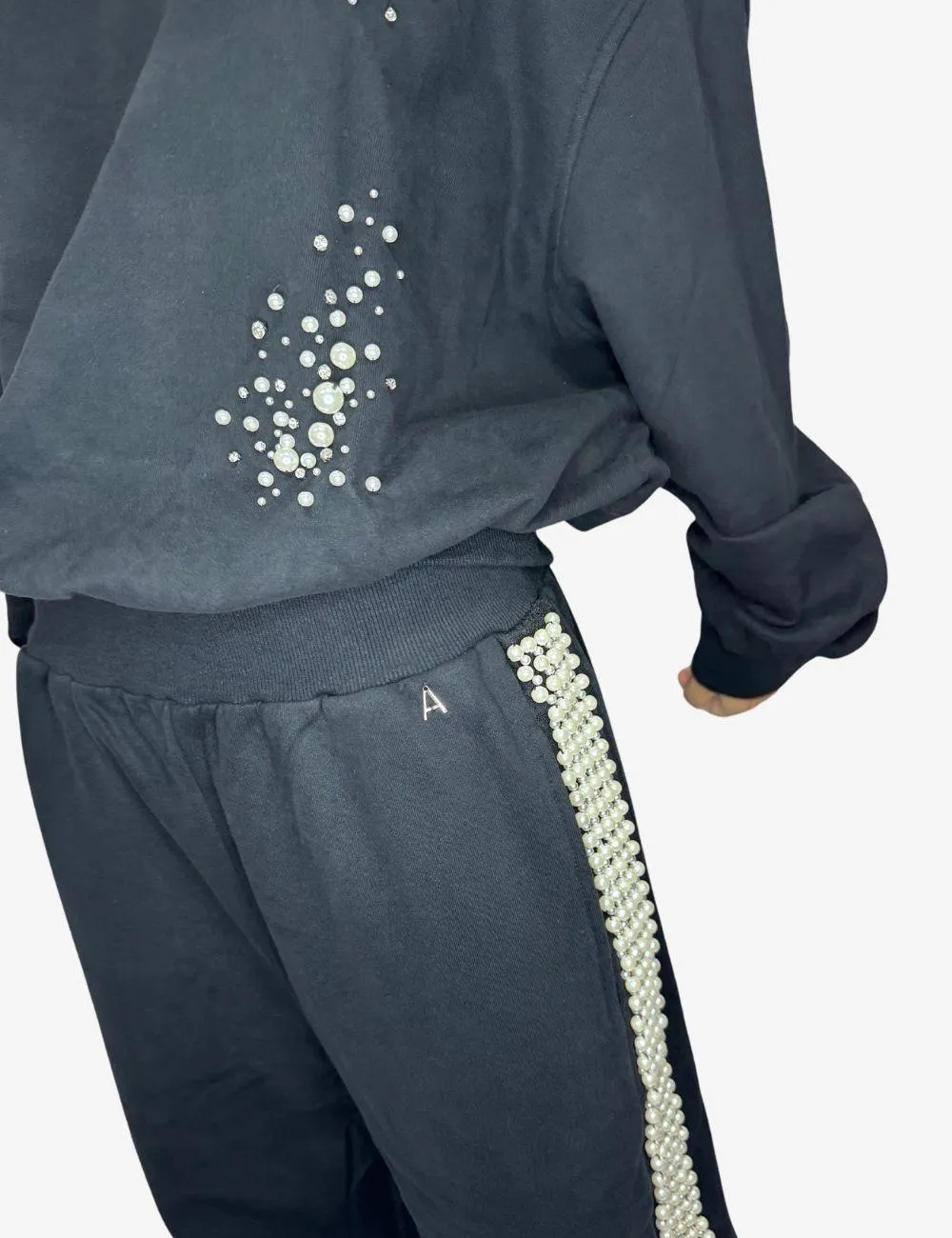 Pantalone Twinset Actitude con perline donna