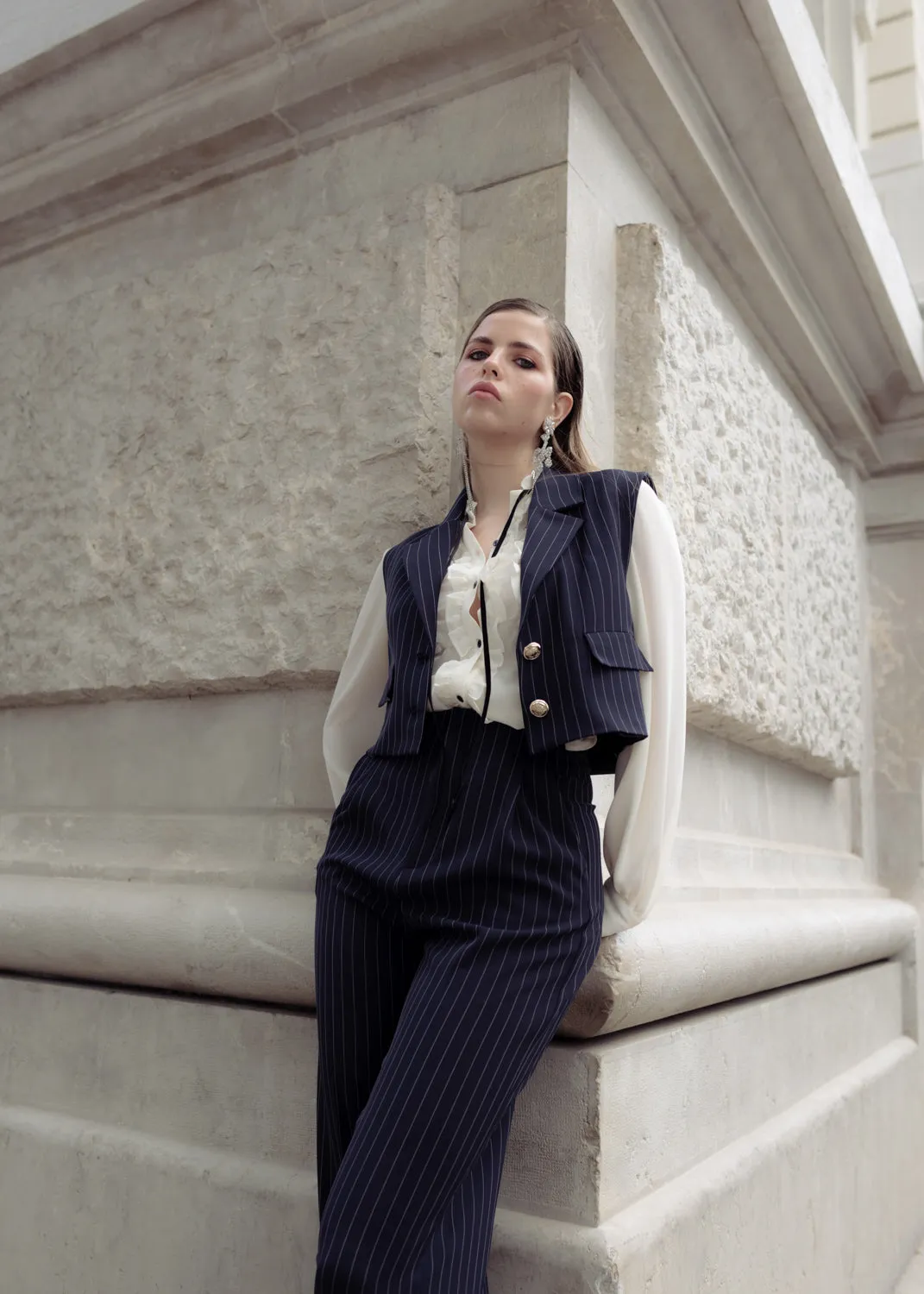 Pantaloni a righe diplomatiche