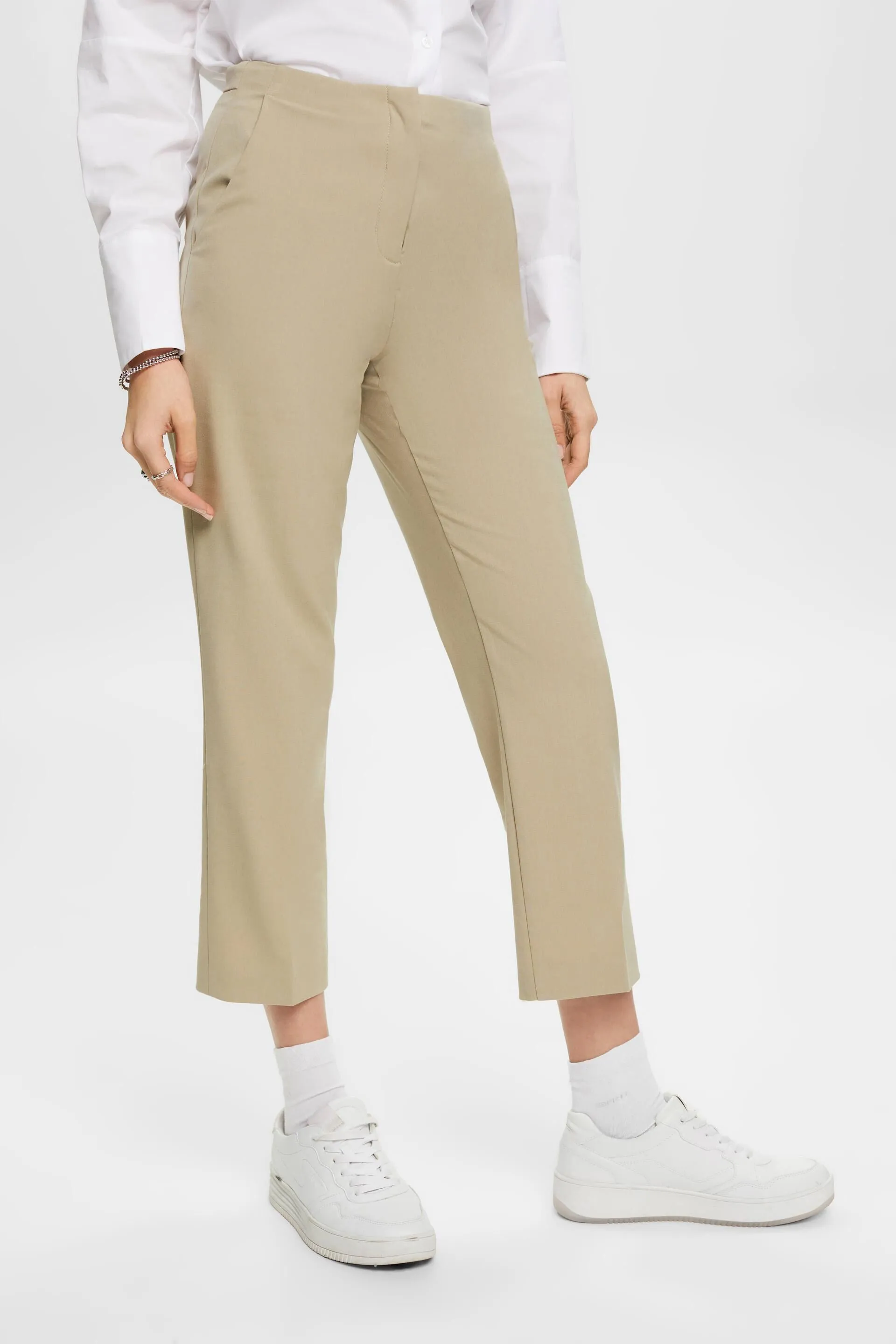 Pantaloni business cropped
