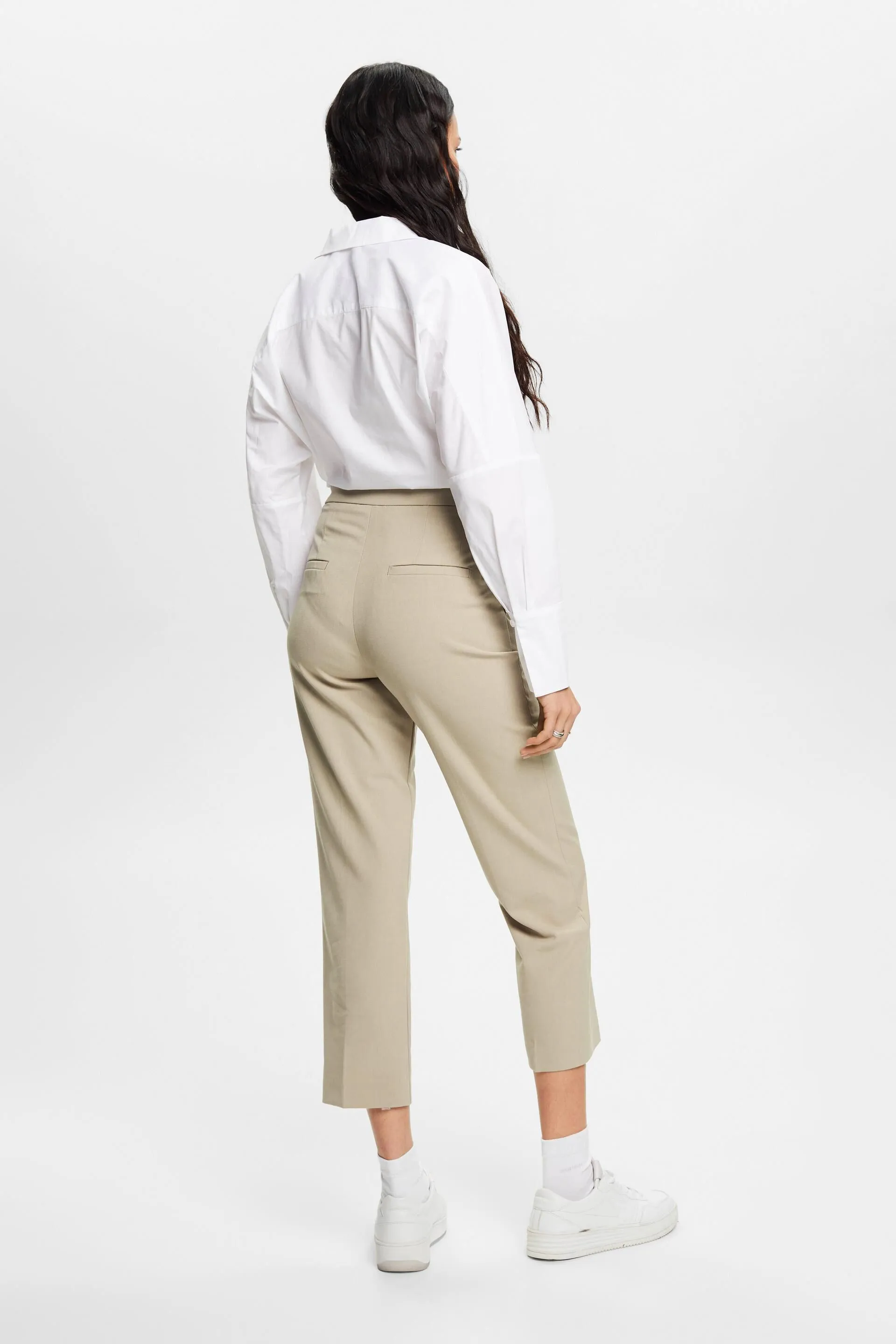 Pantaloni business cropped