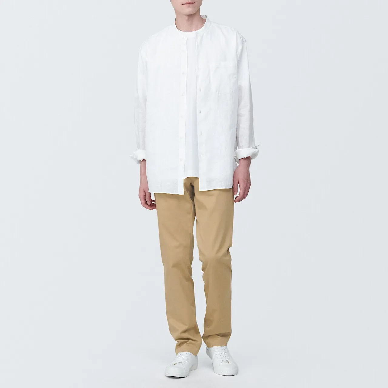 Pantaloni chino a gamba slim elasticizzati ‐ Lunghezza gamba lunga 18984