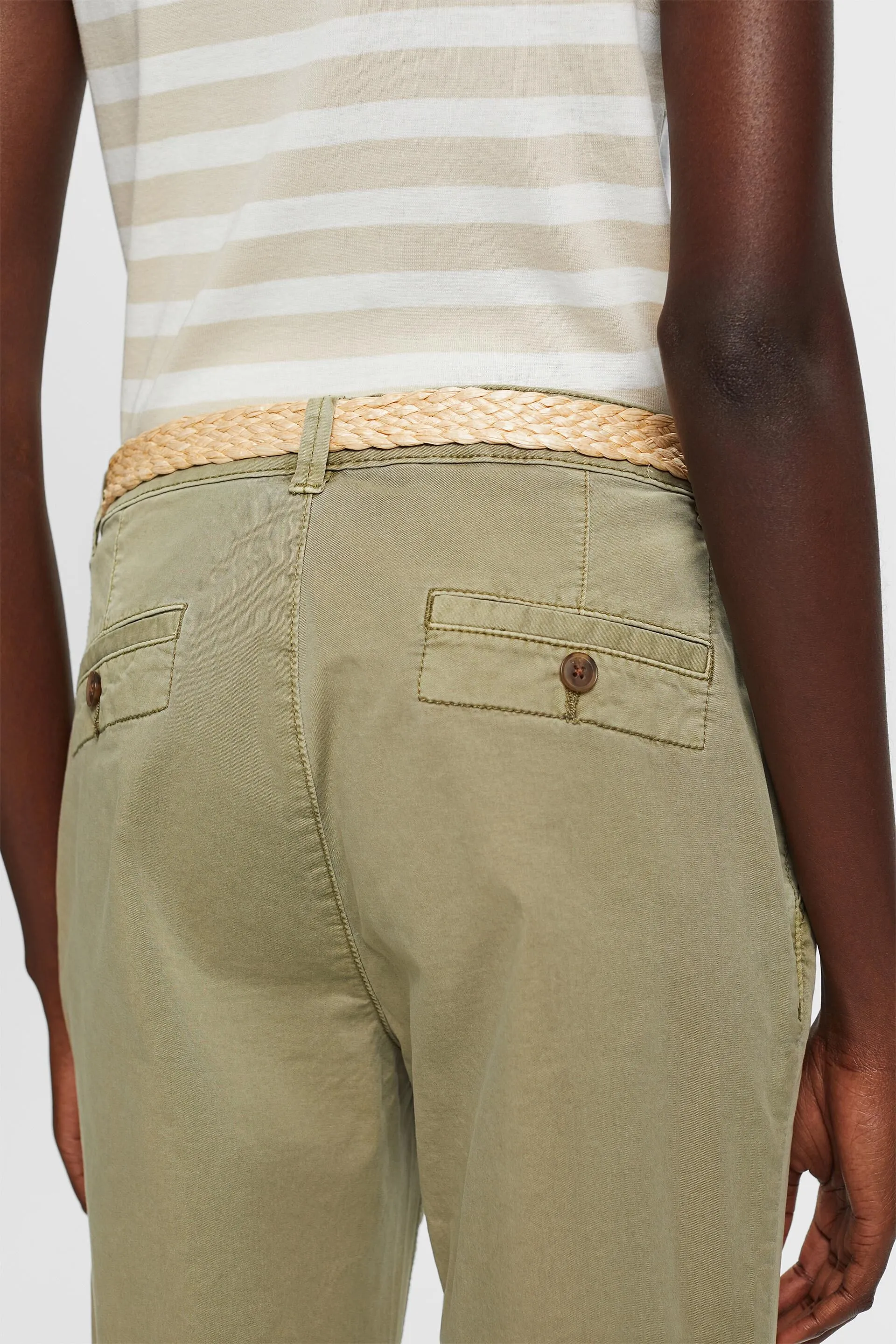 Pantaloni chino con cintura