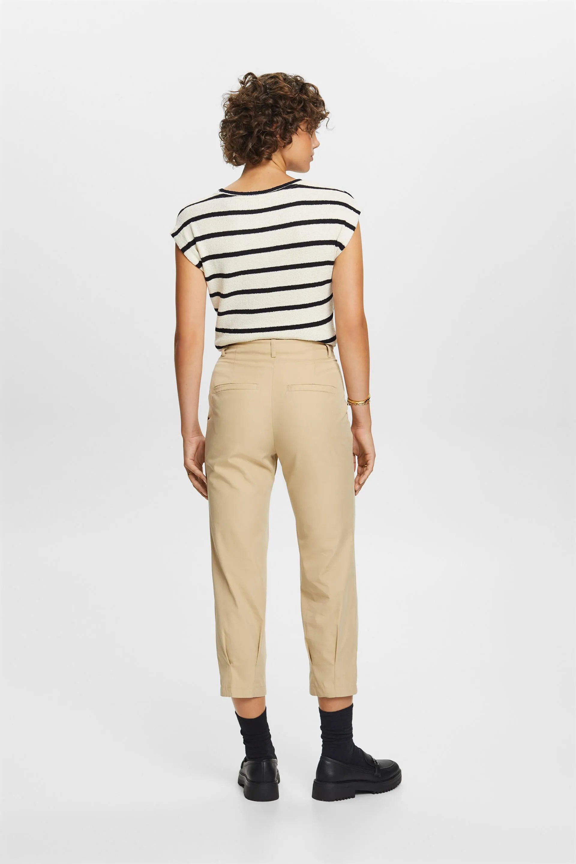 Pantaloni chino cropped