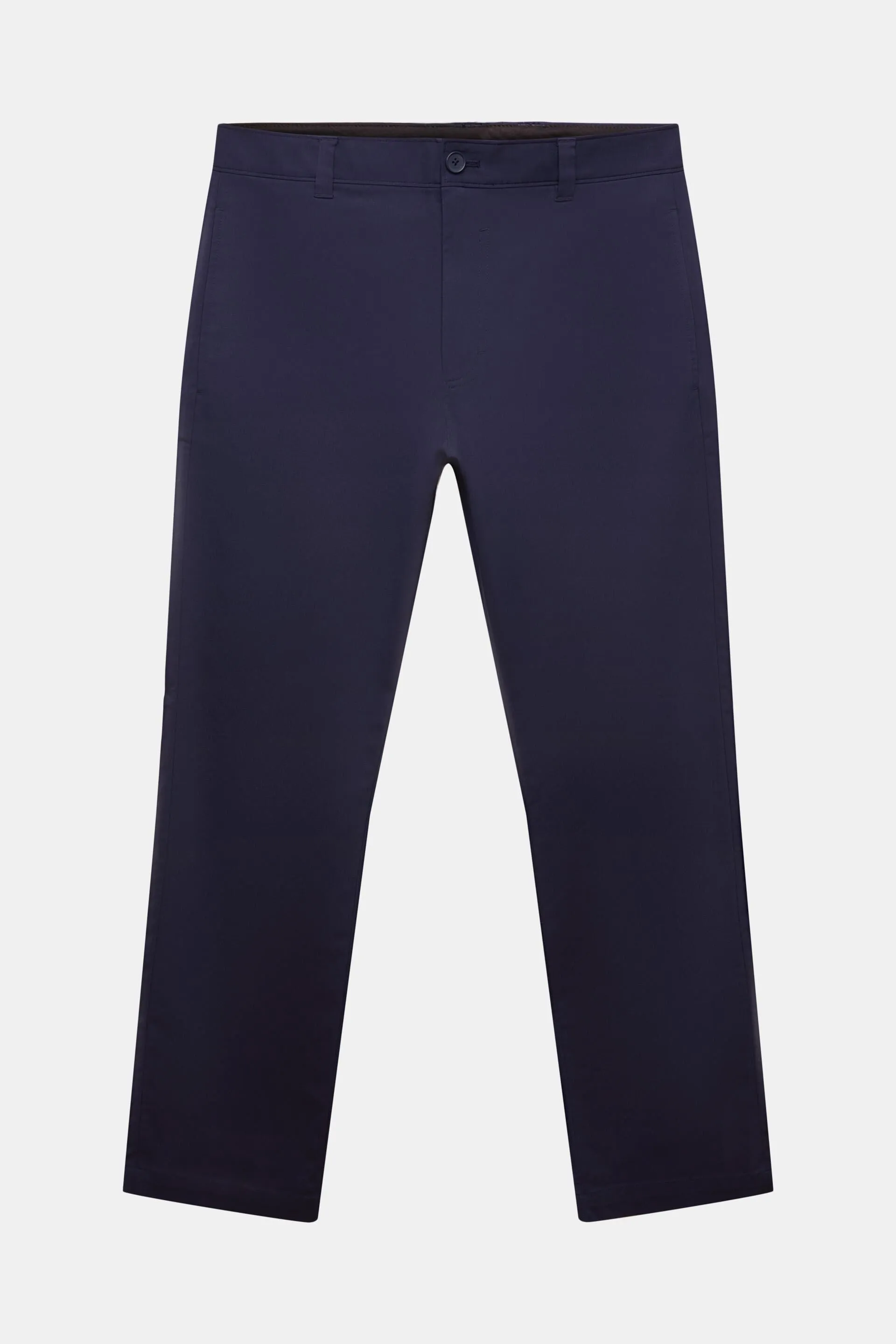 Pantaloni chino dritti in twill elasticizzato